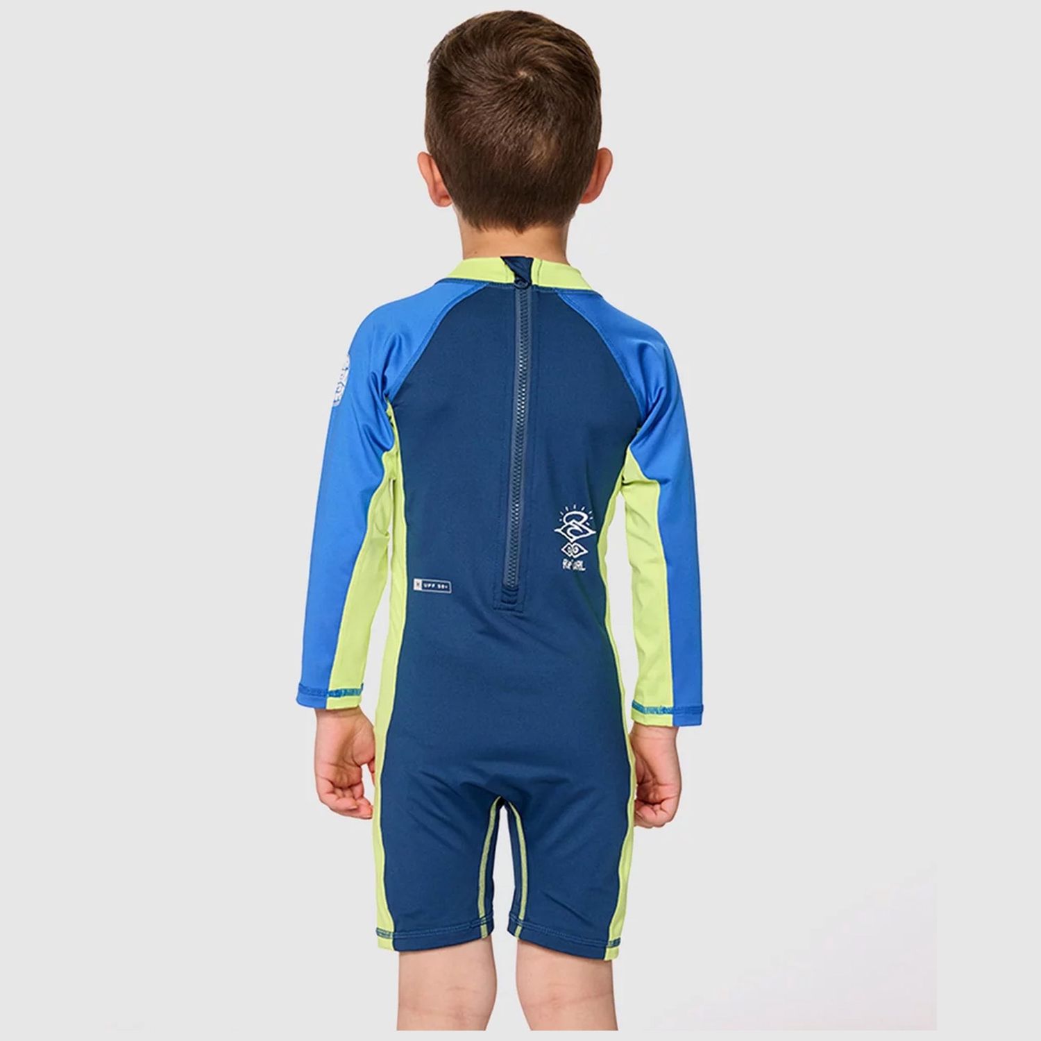 RIP CURL BOYS COSMIC UPF LS SPRING SUIT  -  LIGHT NAVY