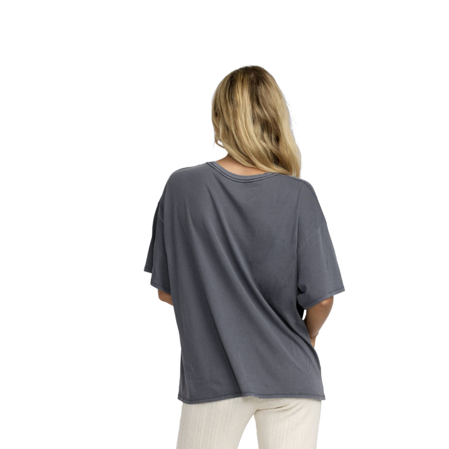 RVCA WOMENS BAGGIE SS TEE II  - GRAVEL