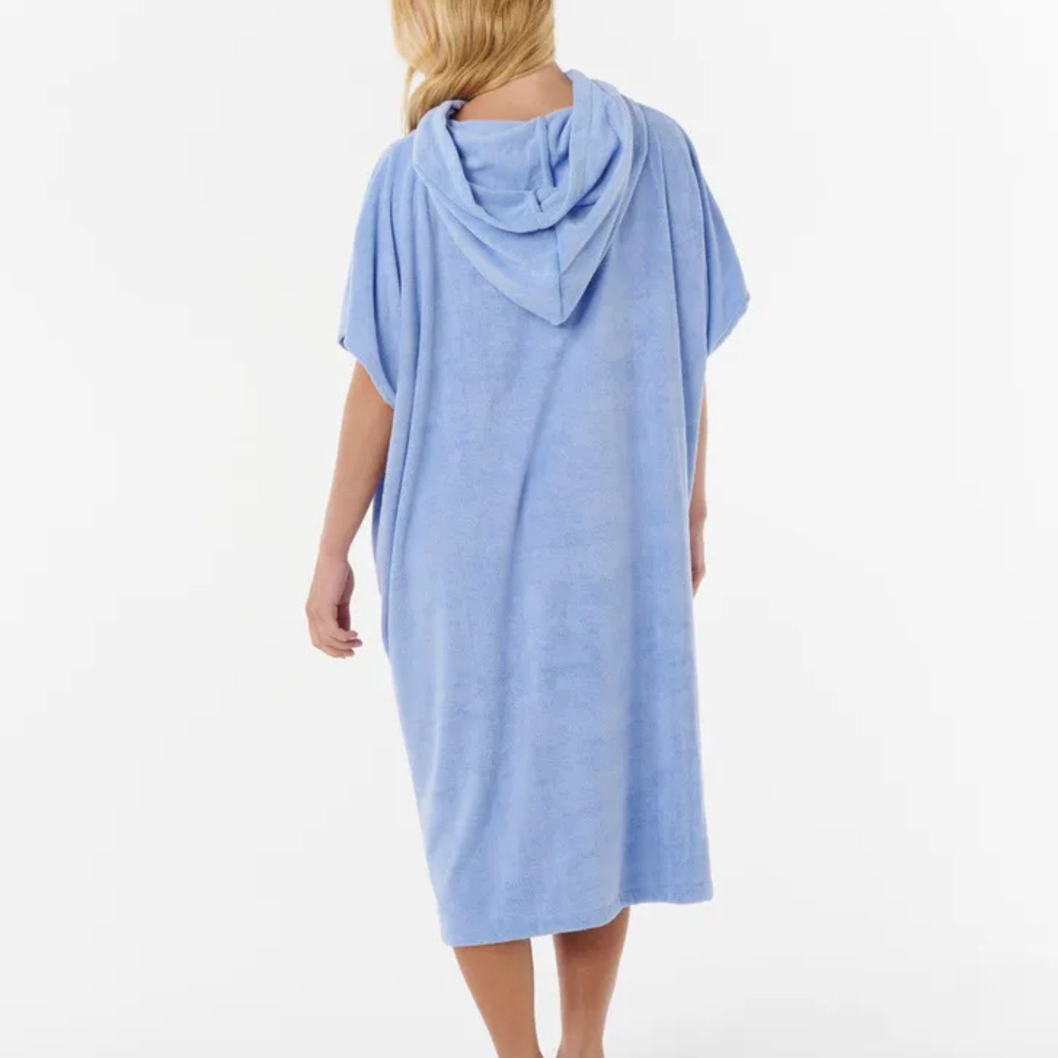 RIP CURL WOMENS CLASSIC SURF HOODED TOWEL  -  BLUE