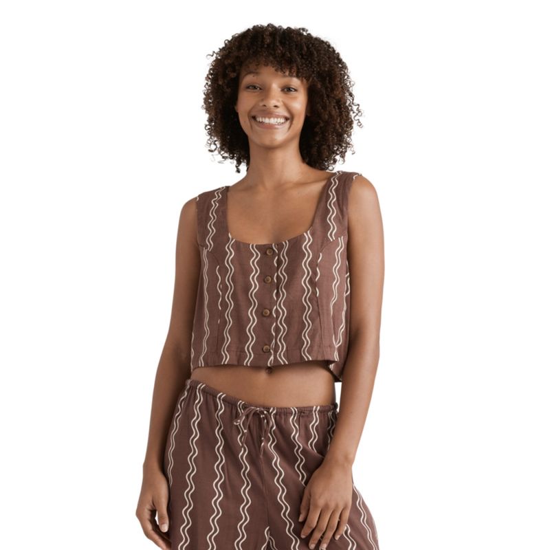 BILLABONG WOMENS ANOTHER WAVE WOVEN TANK