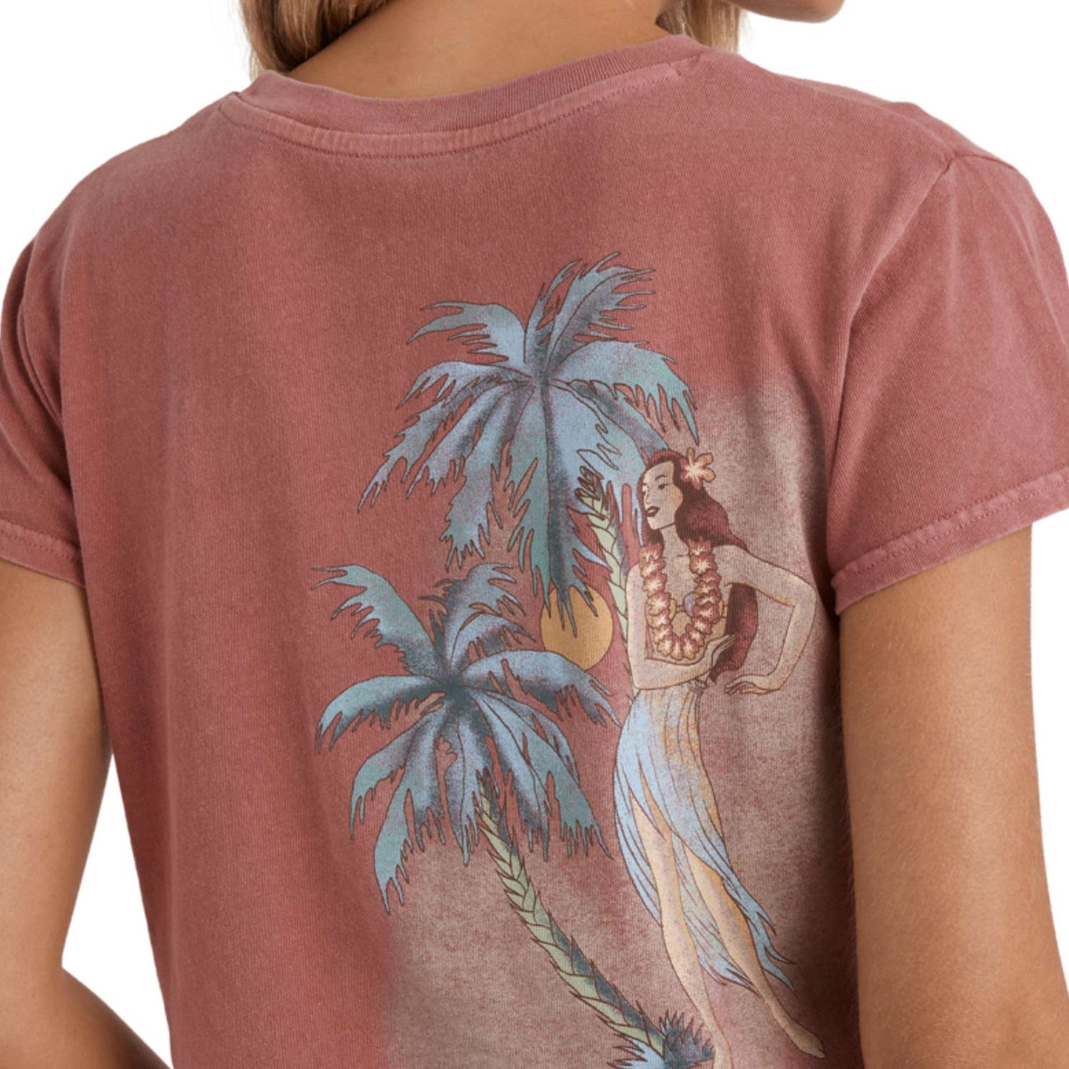 BILLABONG WOMENS PALMIN CAMP SS TEE