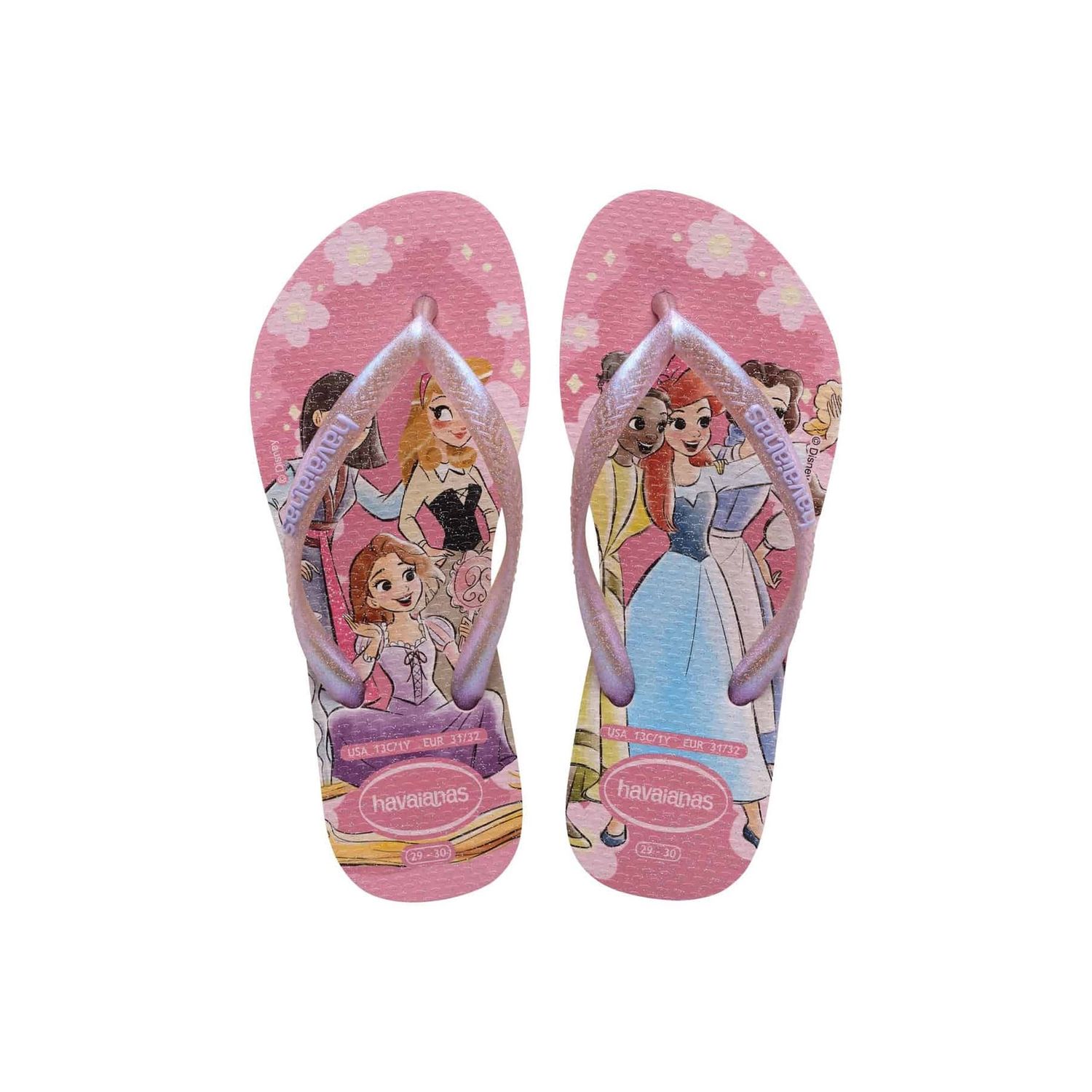 HAVAIANAS KIDS &amp; TODDLER SLIM PRINCESS THONG - PEONY ROSE
