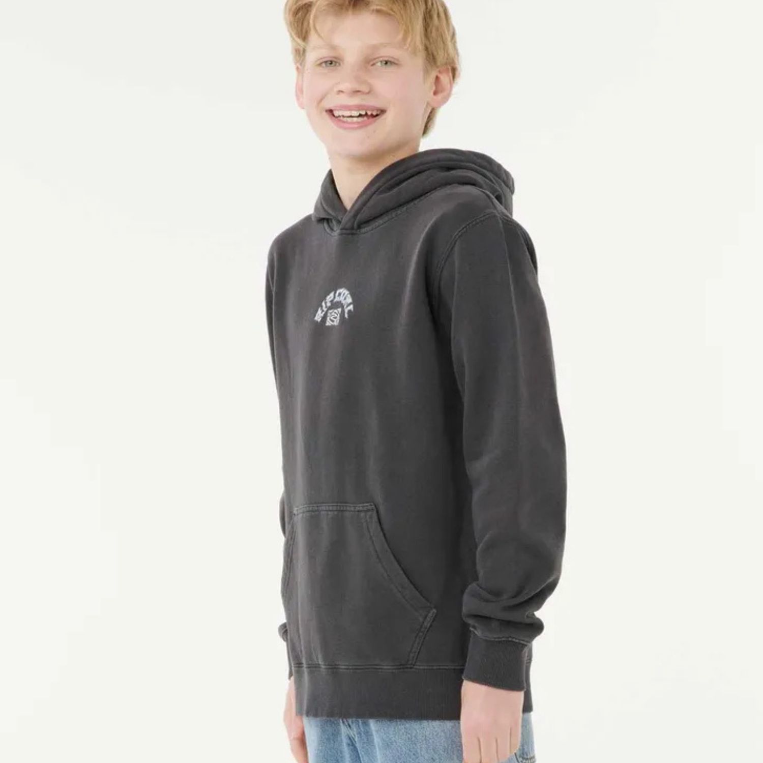 RIP CURL BOYS TROPIC DAZE HOOD  -  WASHED BLACK