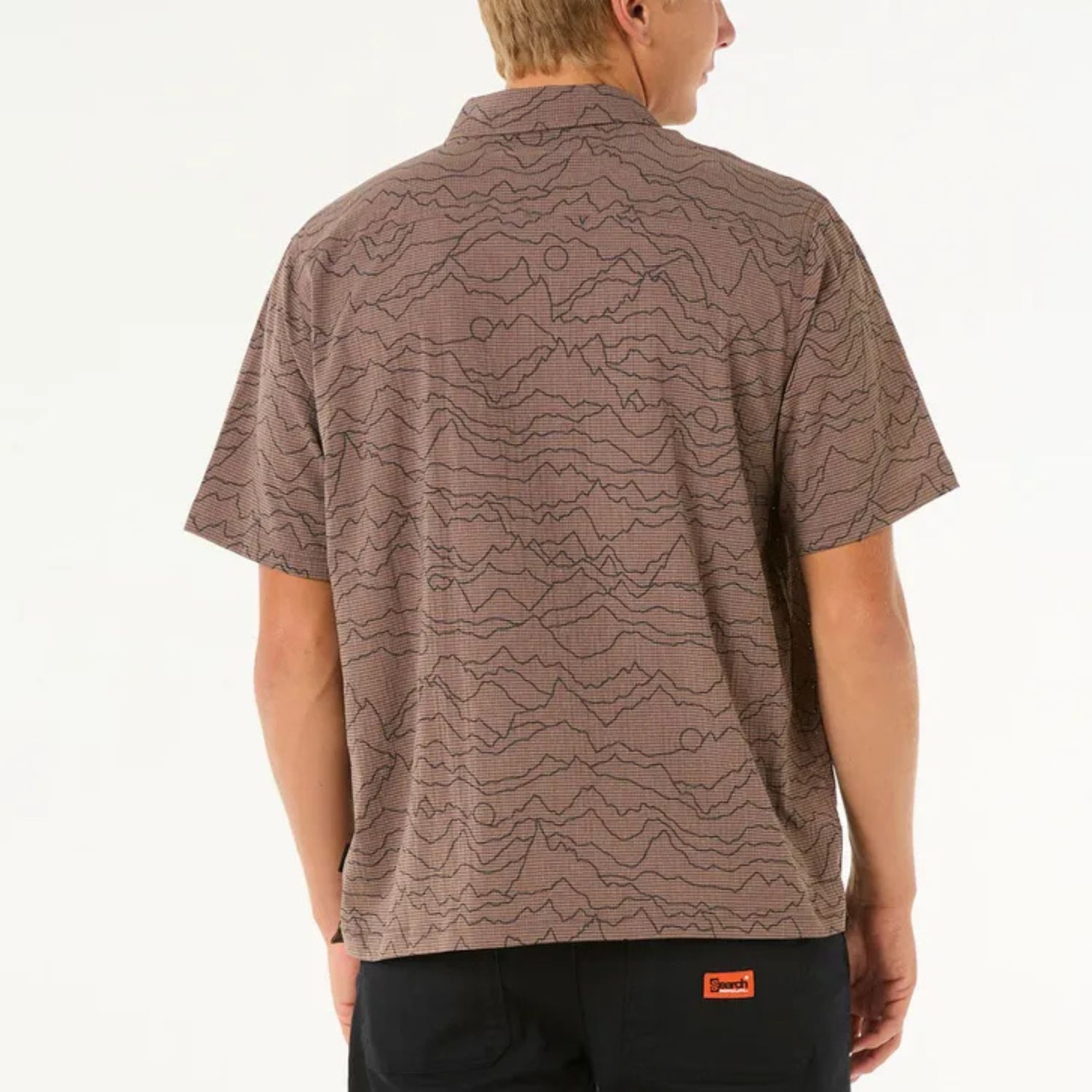 RIP CURL MENS SEARCH S/S SHIRT - ROCK