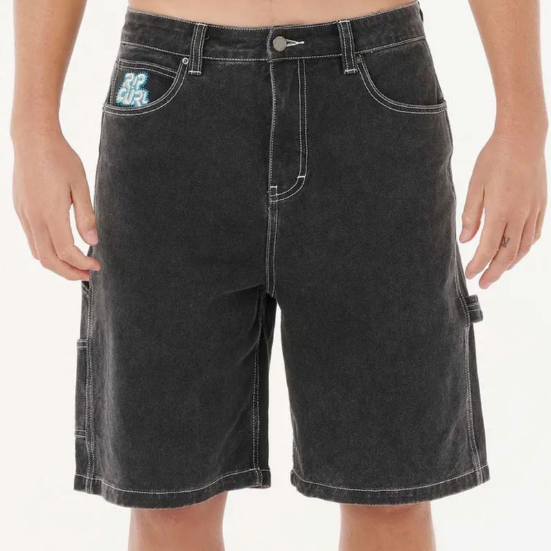 RIP CURL MENS RAW ENERGY CARPENTER WALKSHORT  -  BLACK