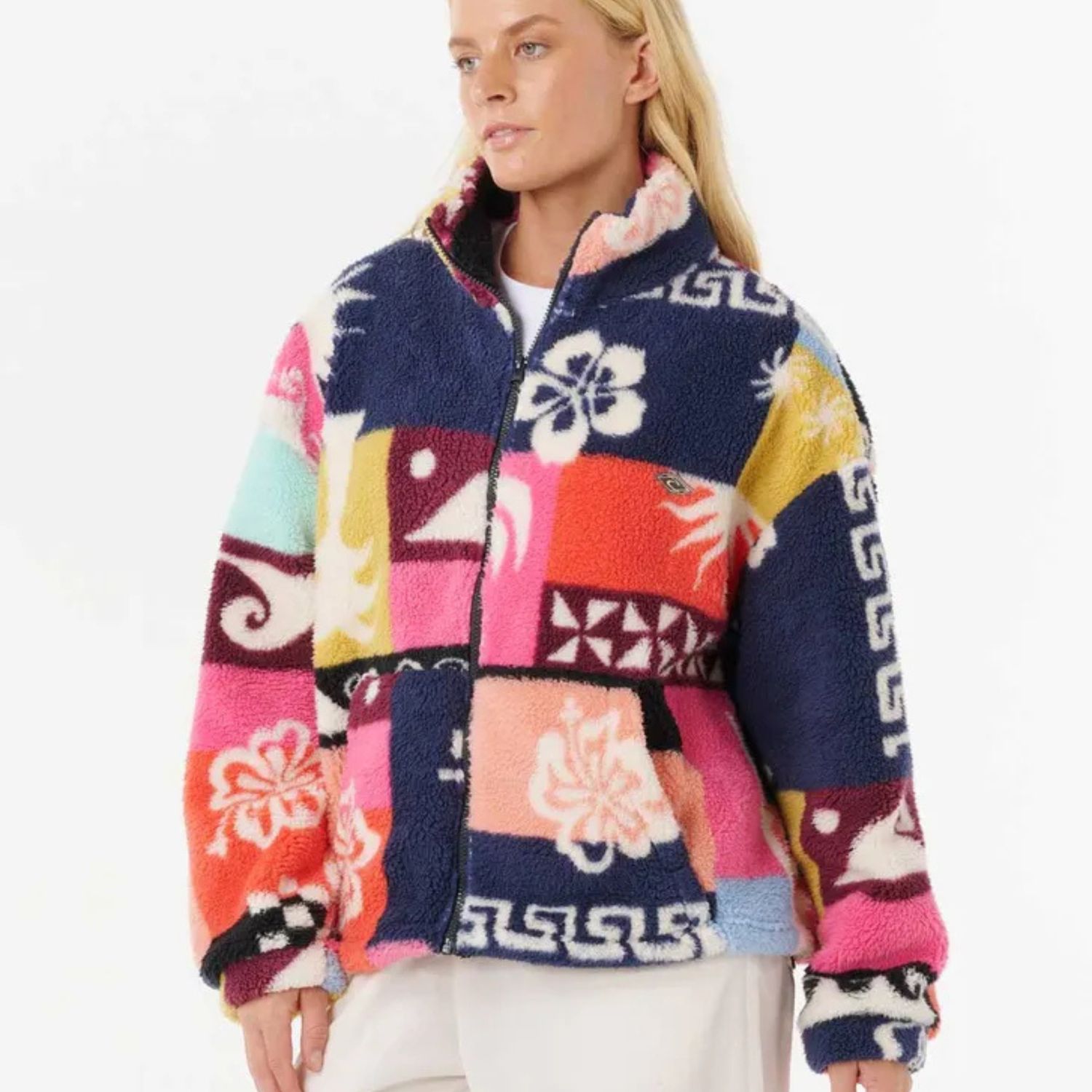RIP CURL WOMENS KEEPSAKES POLAR FLEECE - MULTICO