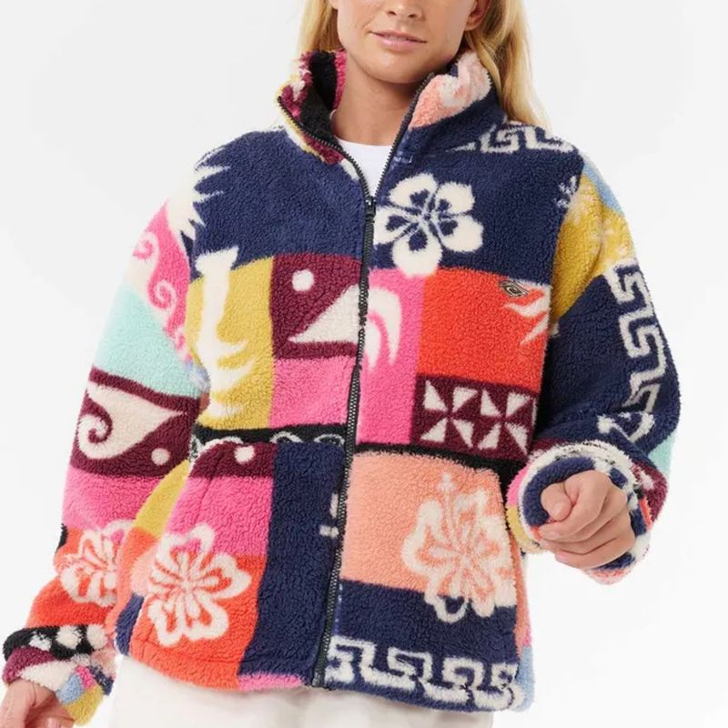RIP CURL WOMENS KEEPSAKES POLAR FLEECE - MULTICO