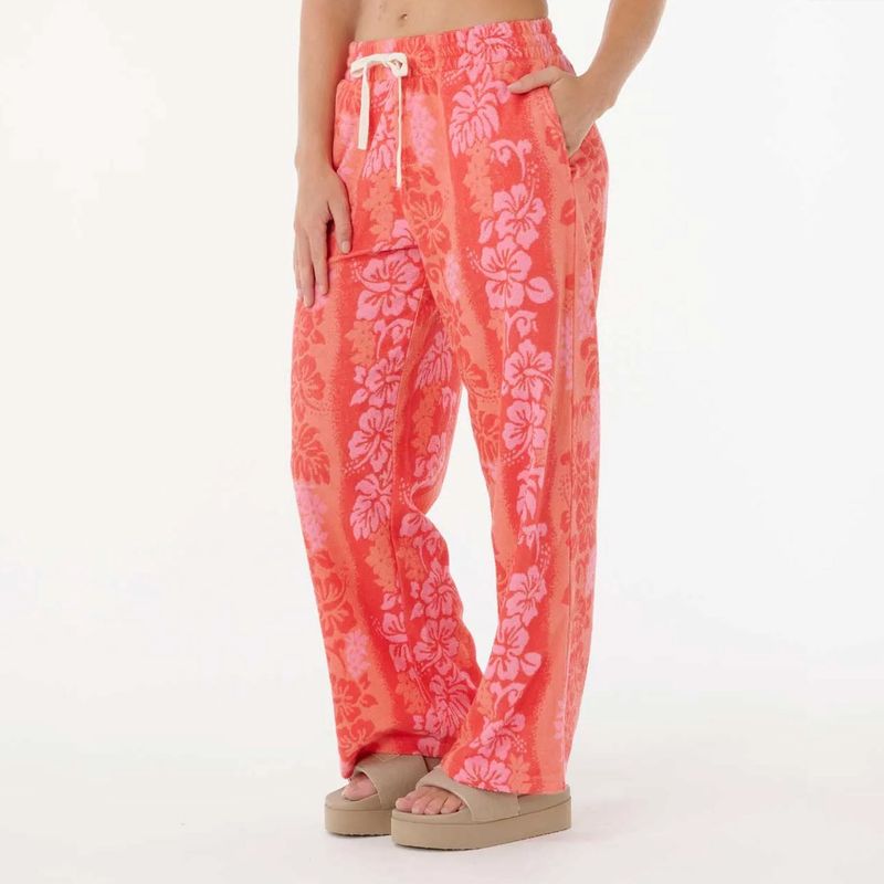 RIP CURL WOMENS KEEPSAKES TERRY PANT  -  WATERMELON