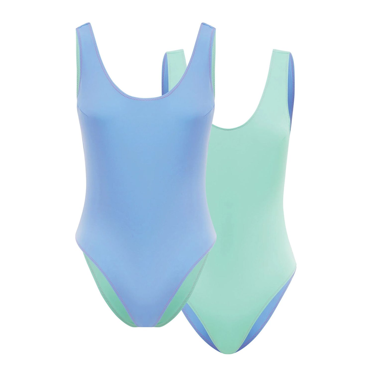 IT&#39;S NOW COOL LADIES THE CONTOUR REVO ONE PIECE SWIM - VISTA/TIFFANY