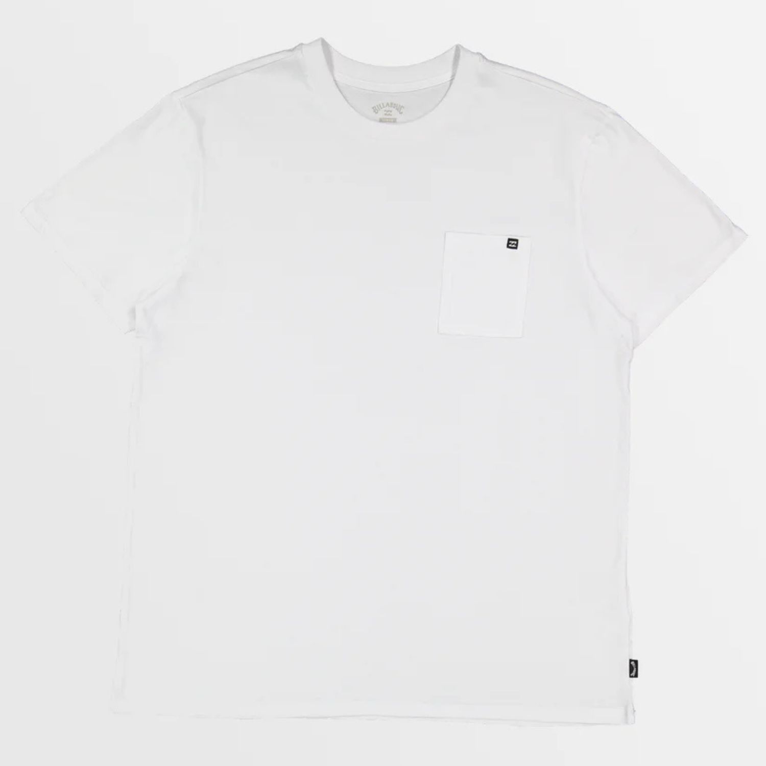 BILLABONG MENS PREMIUM POCKET SS TEE - WHITE