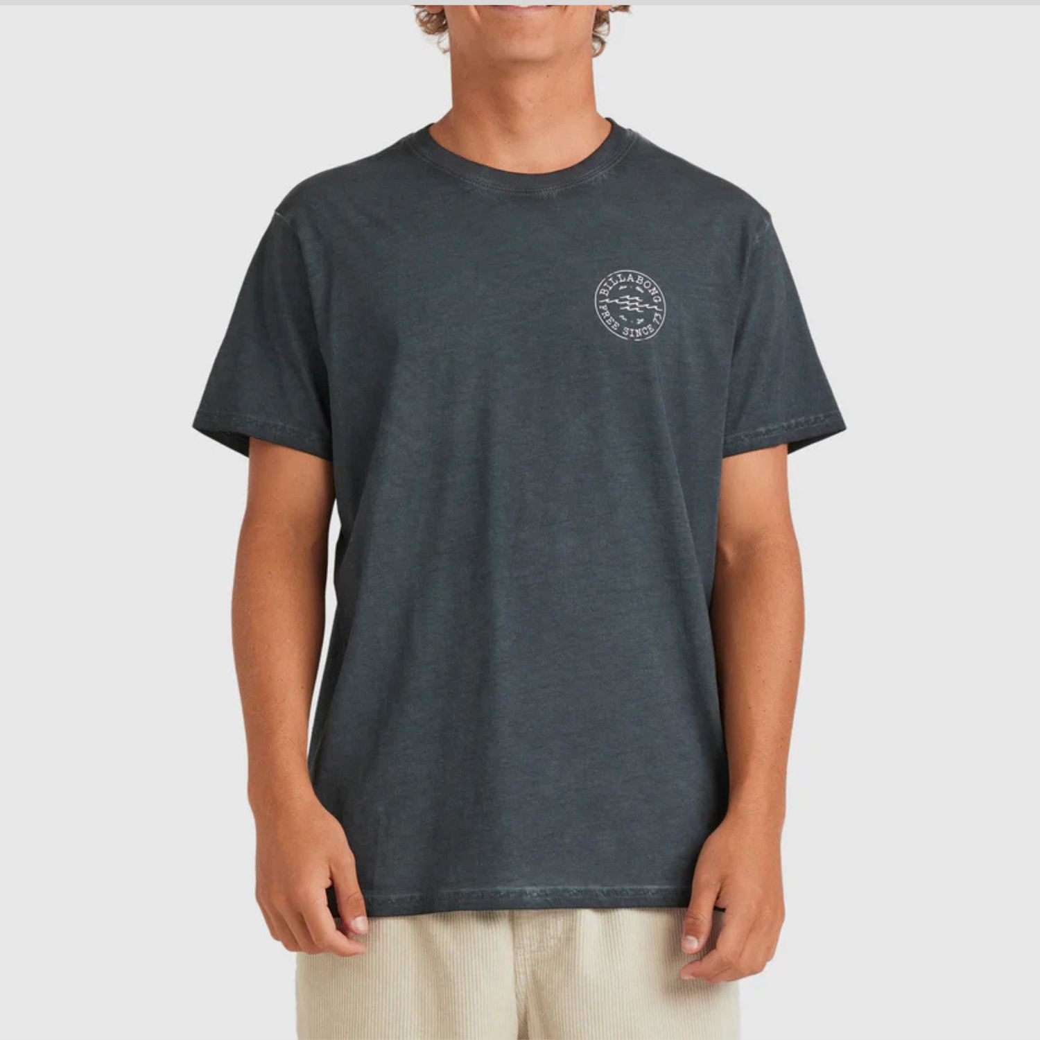 BILLABONG MENS BIG WAVE DAZ SS TEE - MIDNIGHT