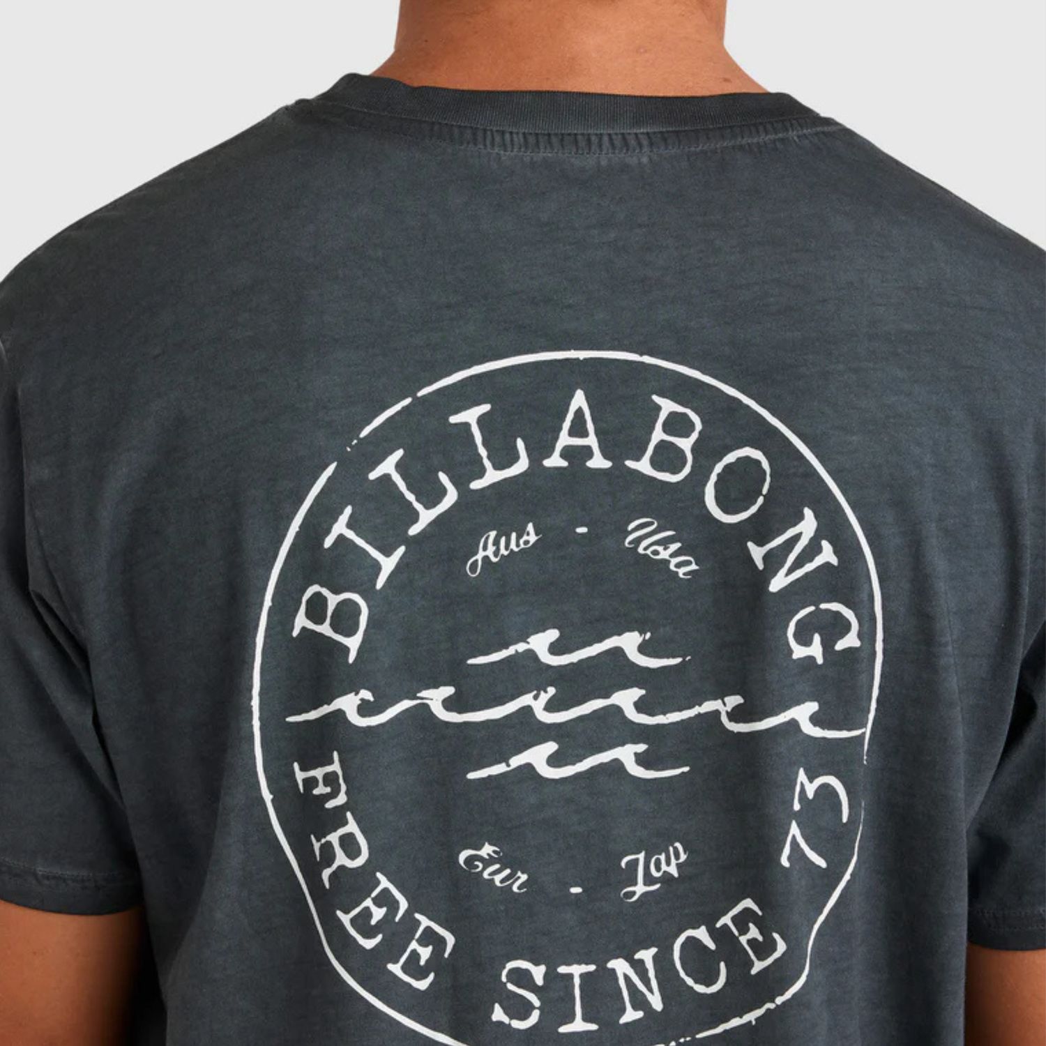BILLABONG MENS BIG WAVE DAZ SS TEE - MIDNIGHT