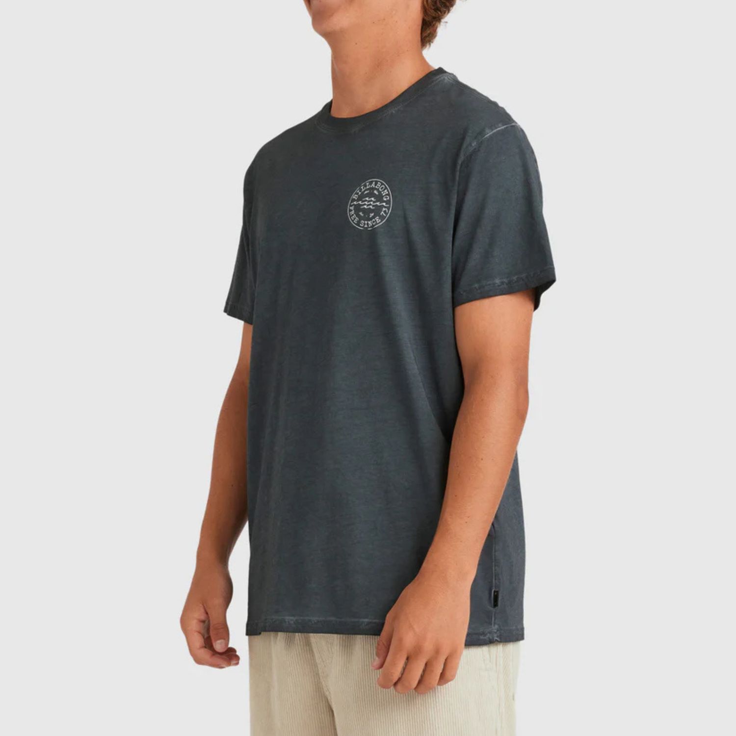 BILLABONG MENS BIG WAVE DAZ SS TEE - MIDNIGHT