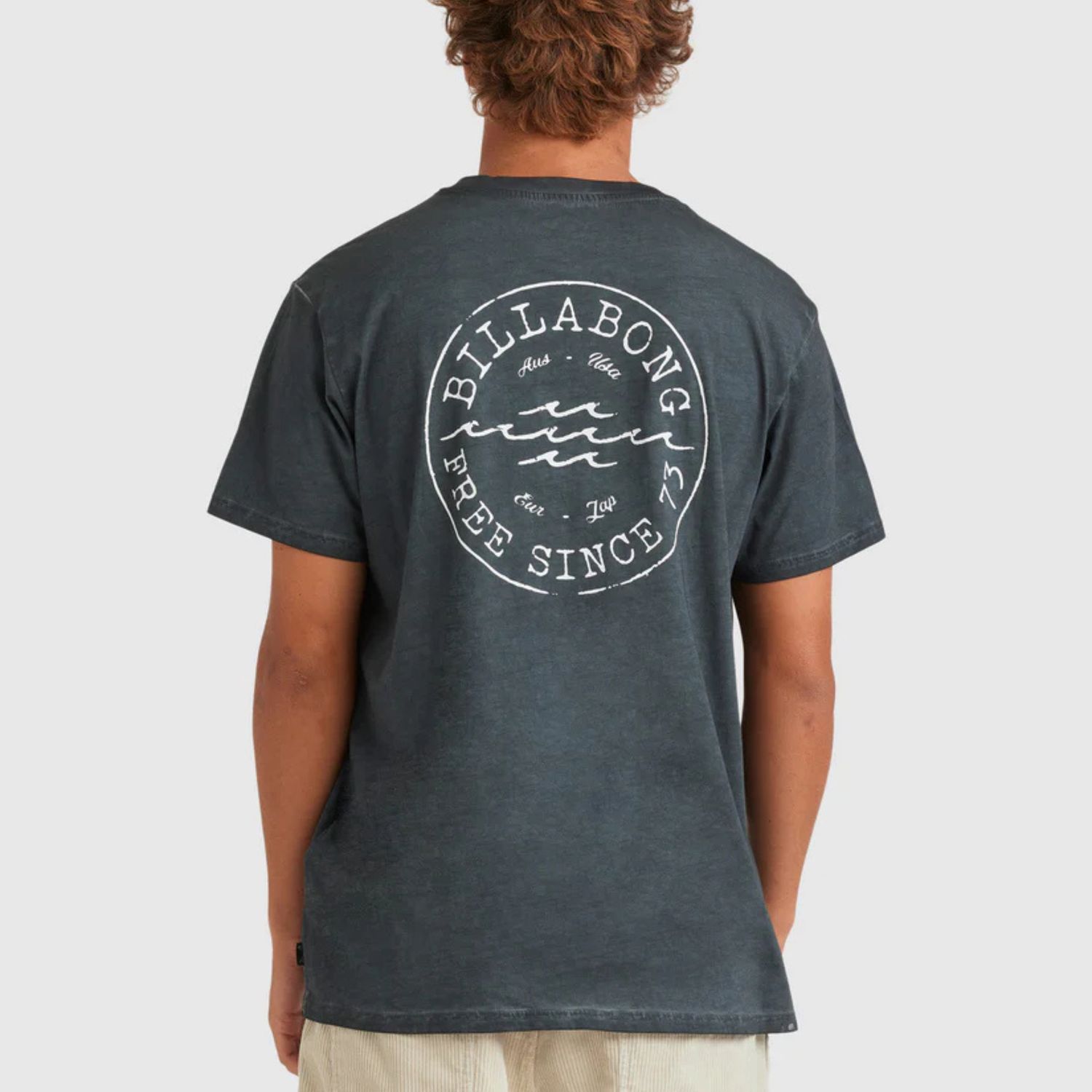 BILLABONG MENS BIG WAVE DAZ SS TEE - MIDNIGHT