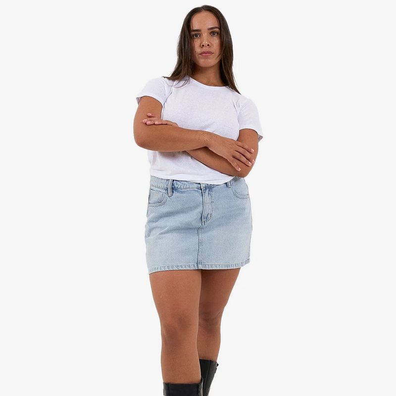 THRILLS LADIES SOPHIE SKIRT- ASH BLUE