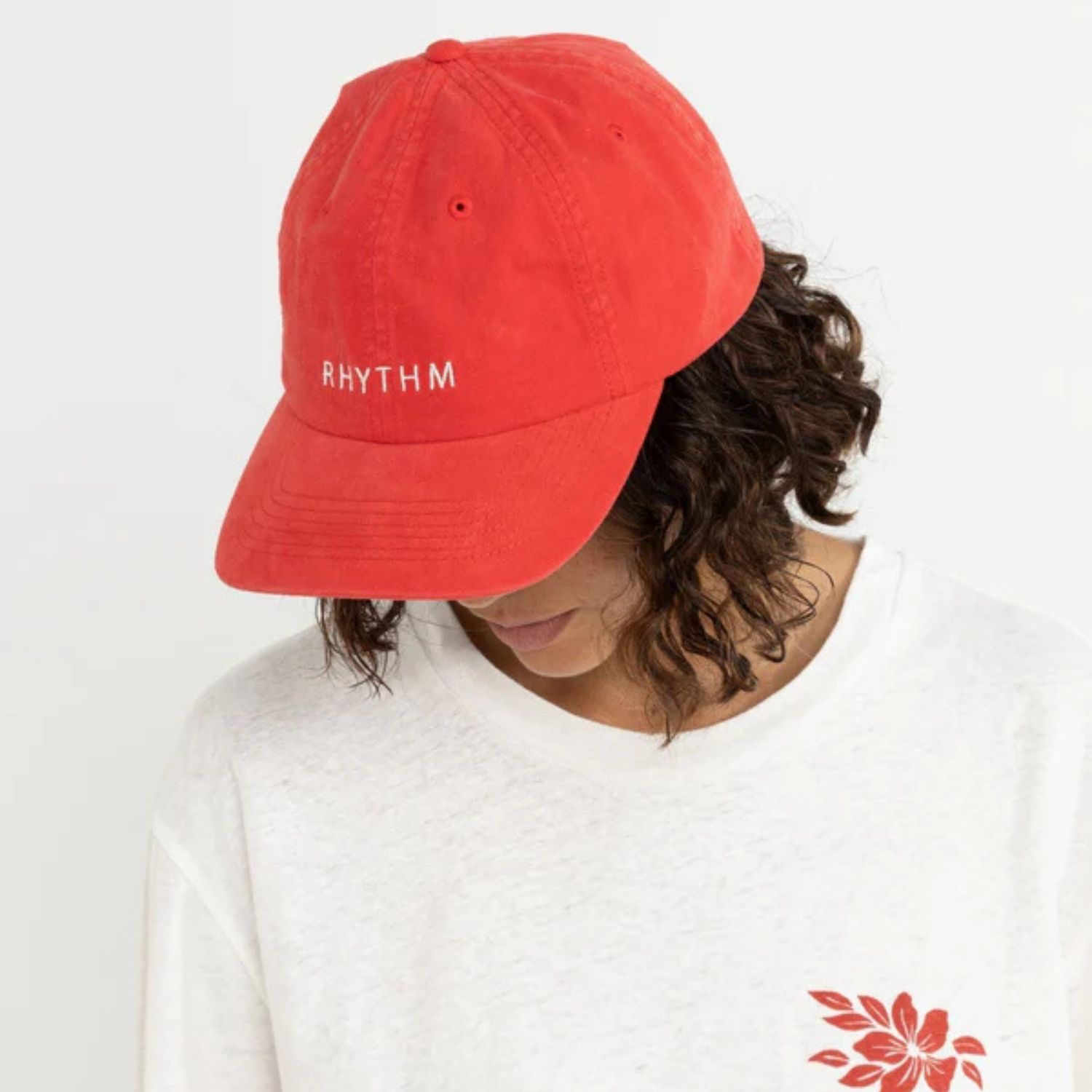 RHYTHM WOMENS RHYTHM ESSENTIAL CAP - CHERRY