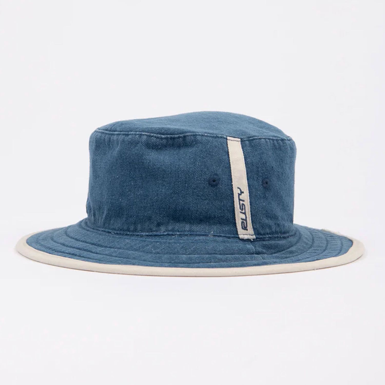 RUSTY LADIES RETRO SPORT REVERSIBLE BUCKET HAT - OATMEAL