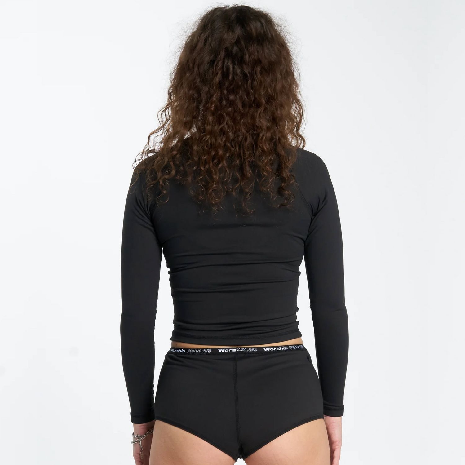 WORSHIP LADIES RAPID L/S TOP - BLACK