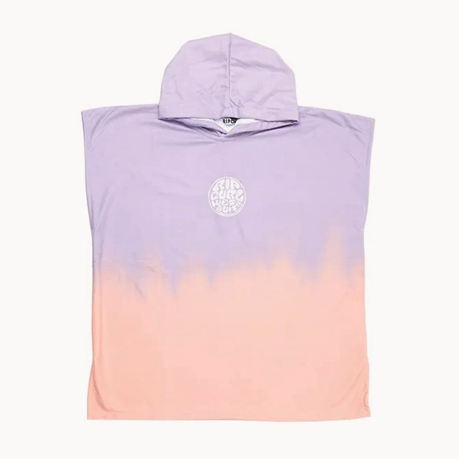 RIPCURL GIRLS DIP DYE HOODED TOWEL - LILAC