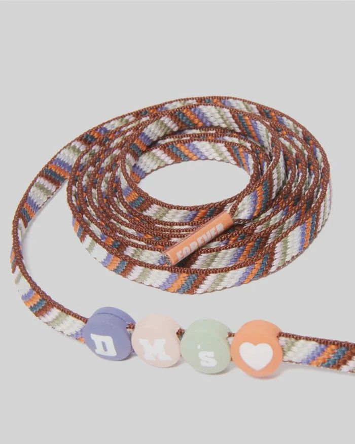 DR MARTENS 140CM FRIENDSHIP FLAT LACES (8-10 EYE)- ORANGE ZEST