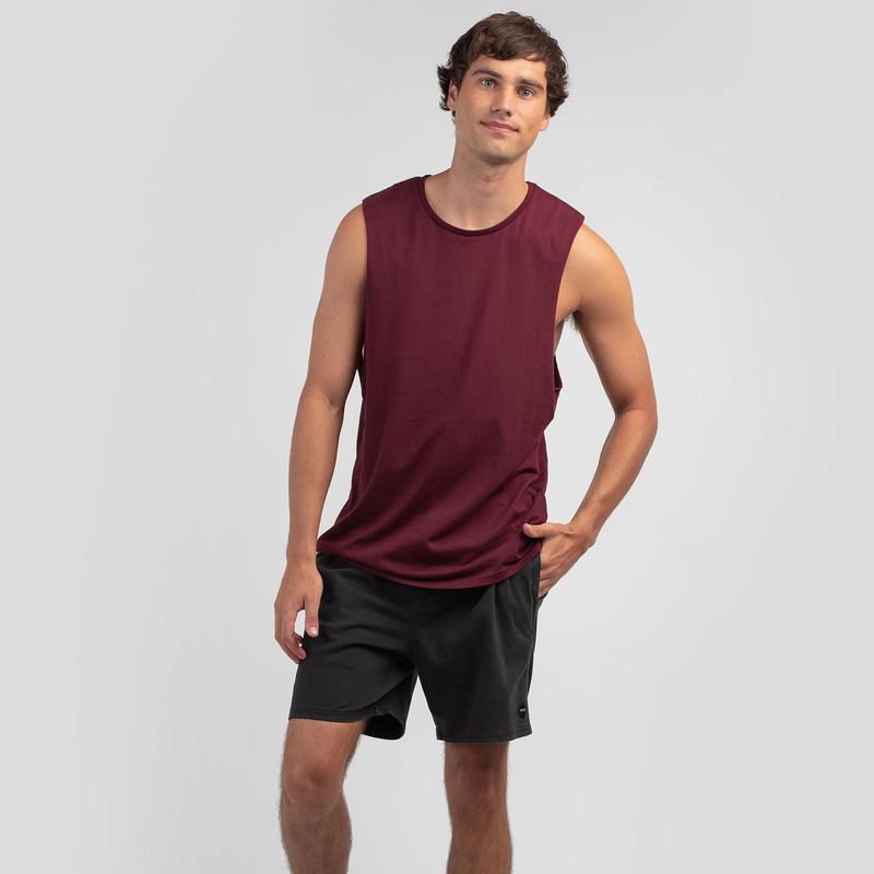 RVCA MENS ESCAPE ELASTIC  SHORT- BLACK