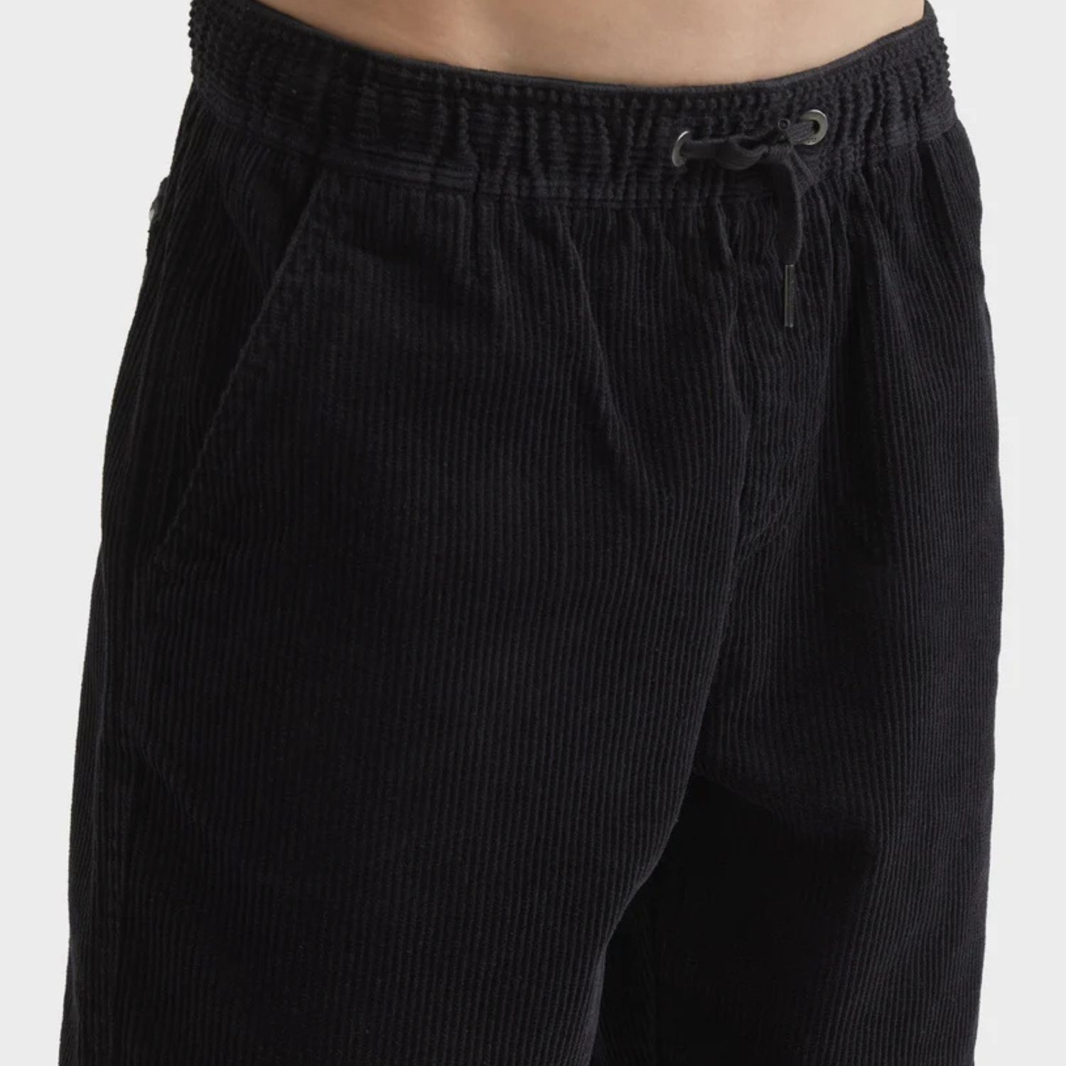 BILLABONG BOYS LARRY CORD ELASTIC SHORT - CHARCOAL