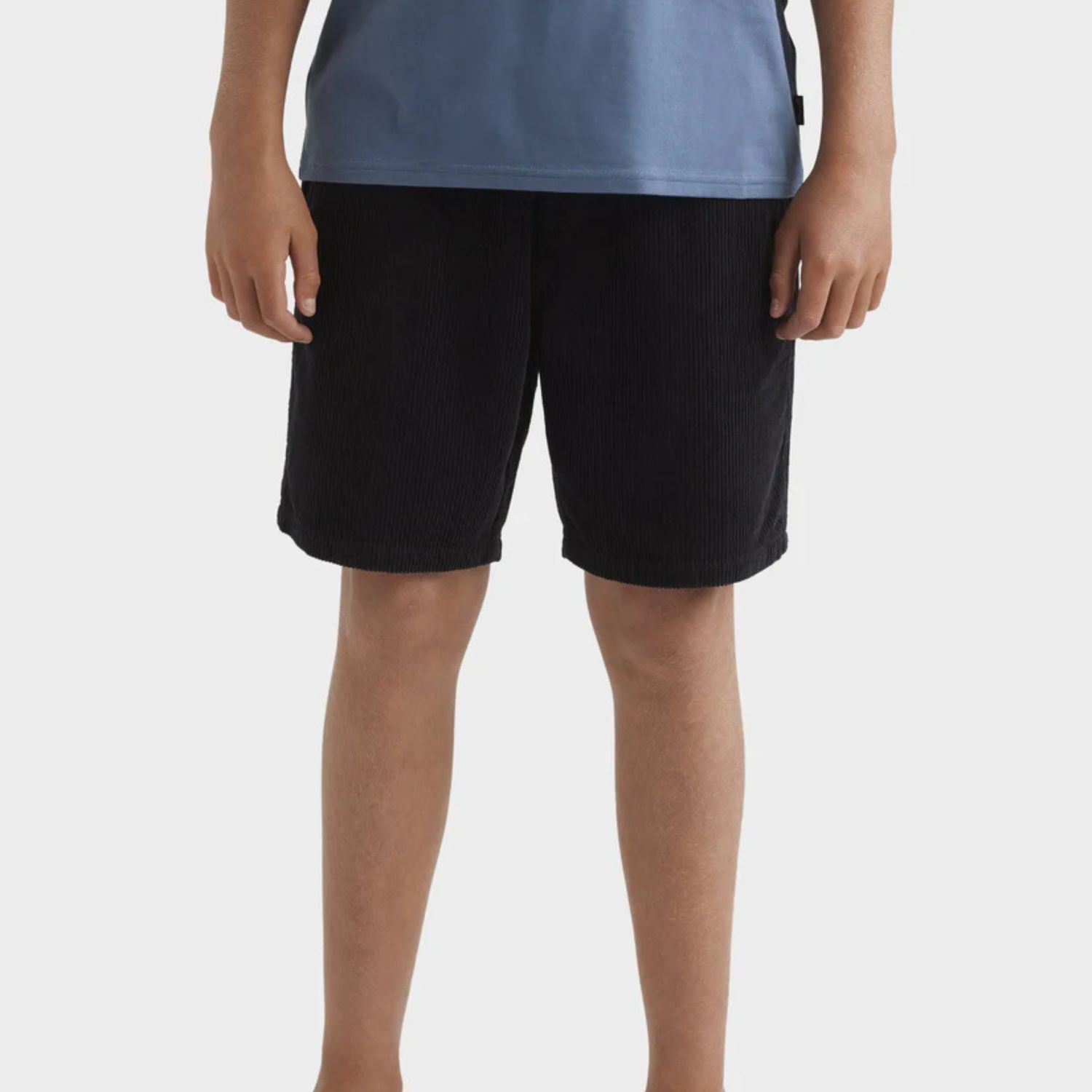 BILLABONG BOYS LARRY CORD ELASTIC SHORT - CHARCOAL