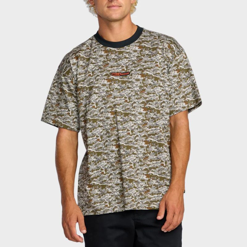 BILLABONG MENS DATA SS TEE -  CAMO