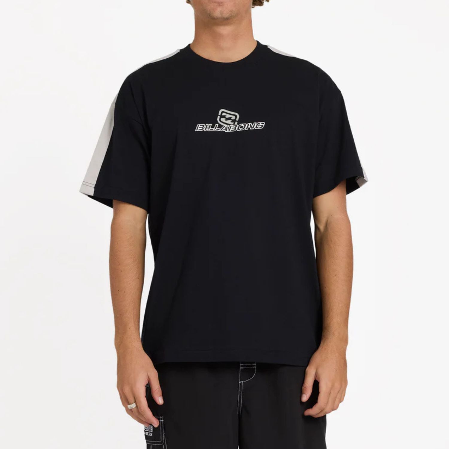 BILLABONG MENS SPEC 73 ICONIC SS TSHIRT - BLACK