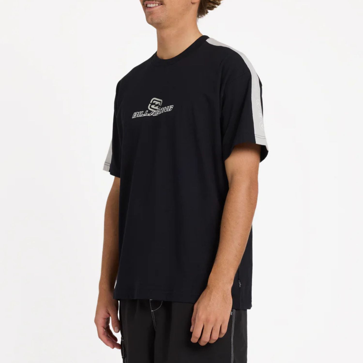 BILLABONG MENS SPEC 73 ICONIC SS TSHIRT - BLACK