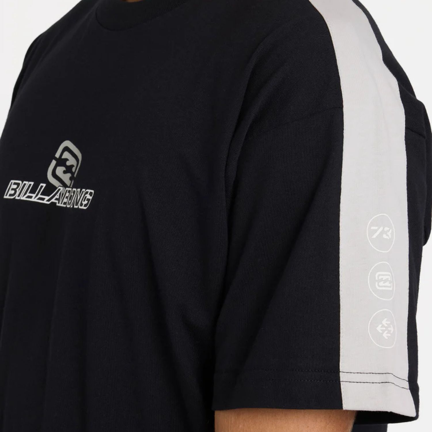 BILLABONG MENS SPEC 73 ICONIC SS TSHIRT - BLACK