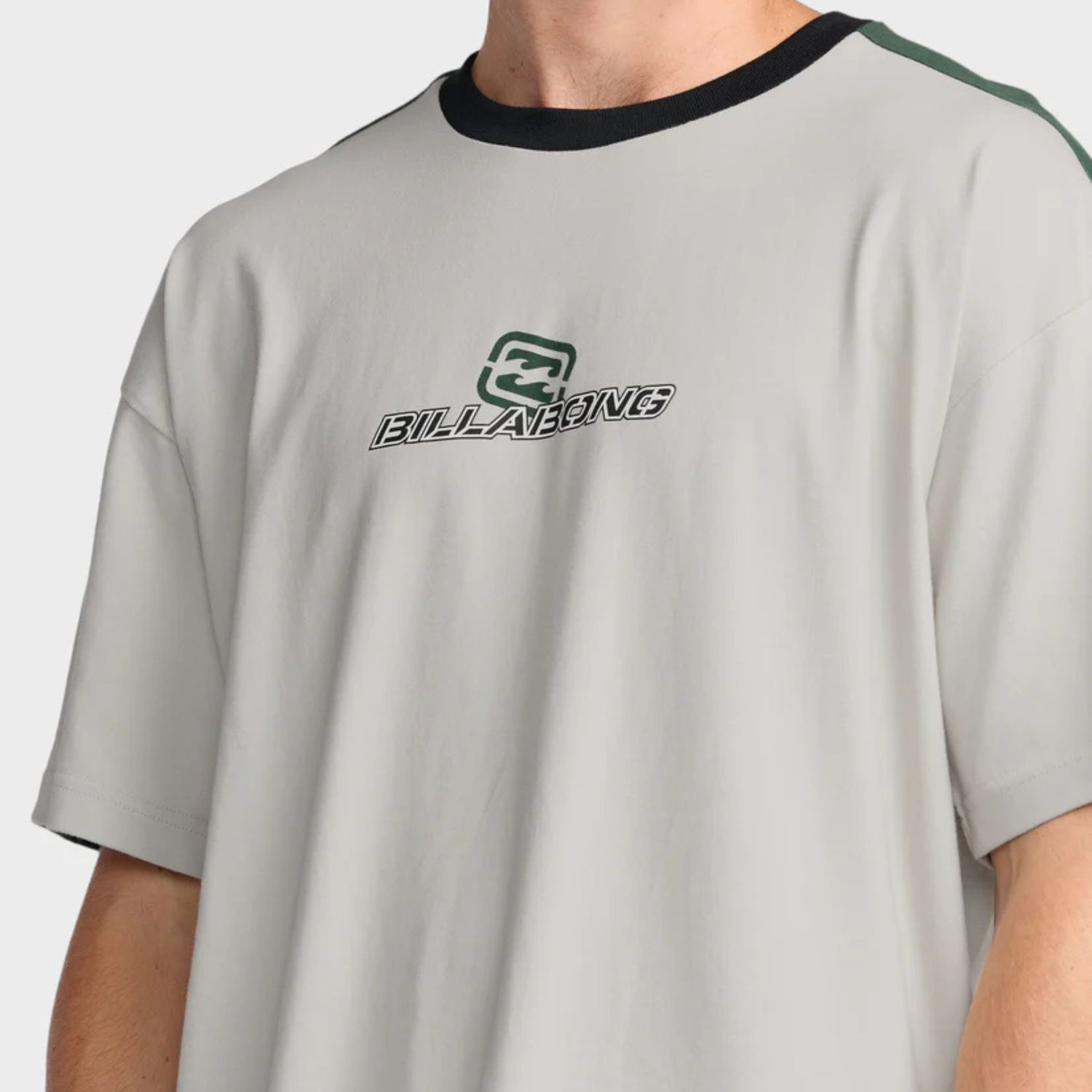 BILLABONG MENS SPEC 73 ICONIC SS TSHIRT - SILVER