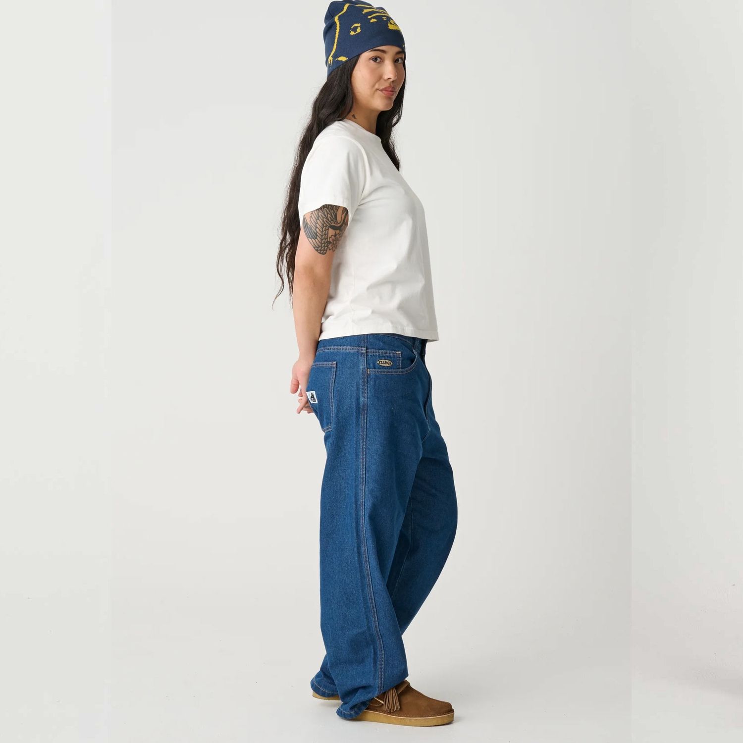 XLARGE MENS BULL DENIM 91 PANT - BLUE