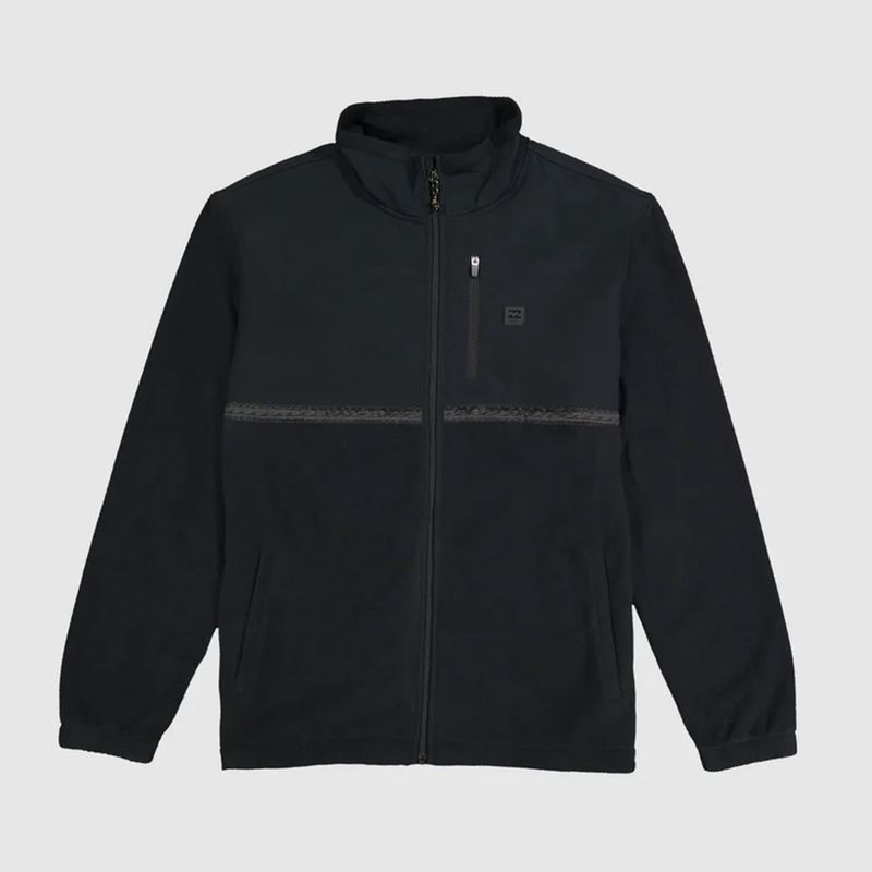 BILLABONG MENS BOUNDARY GRAPHENE MOCKNECK SWEAT - BLACK