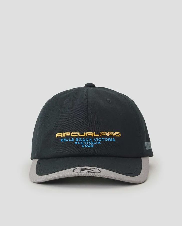 RIPCURL MENS BELLS 25 SNAPBACK CAP - BLACK