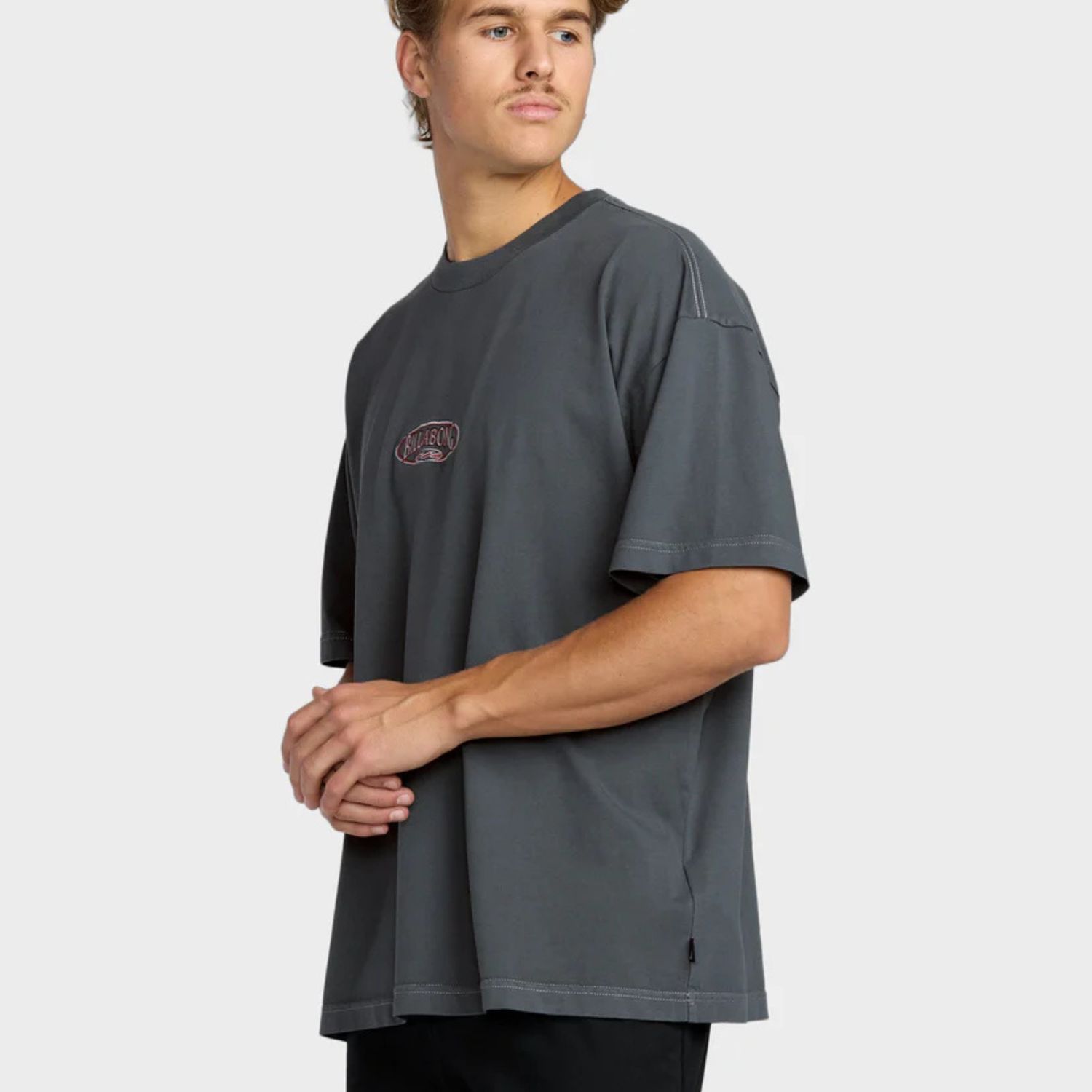 BILLABONG MENS BAD DOG OG SS TEE - MIDNIGHT BLUE