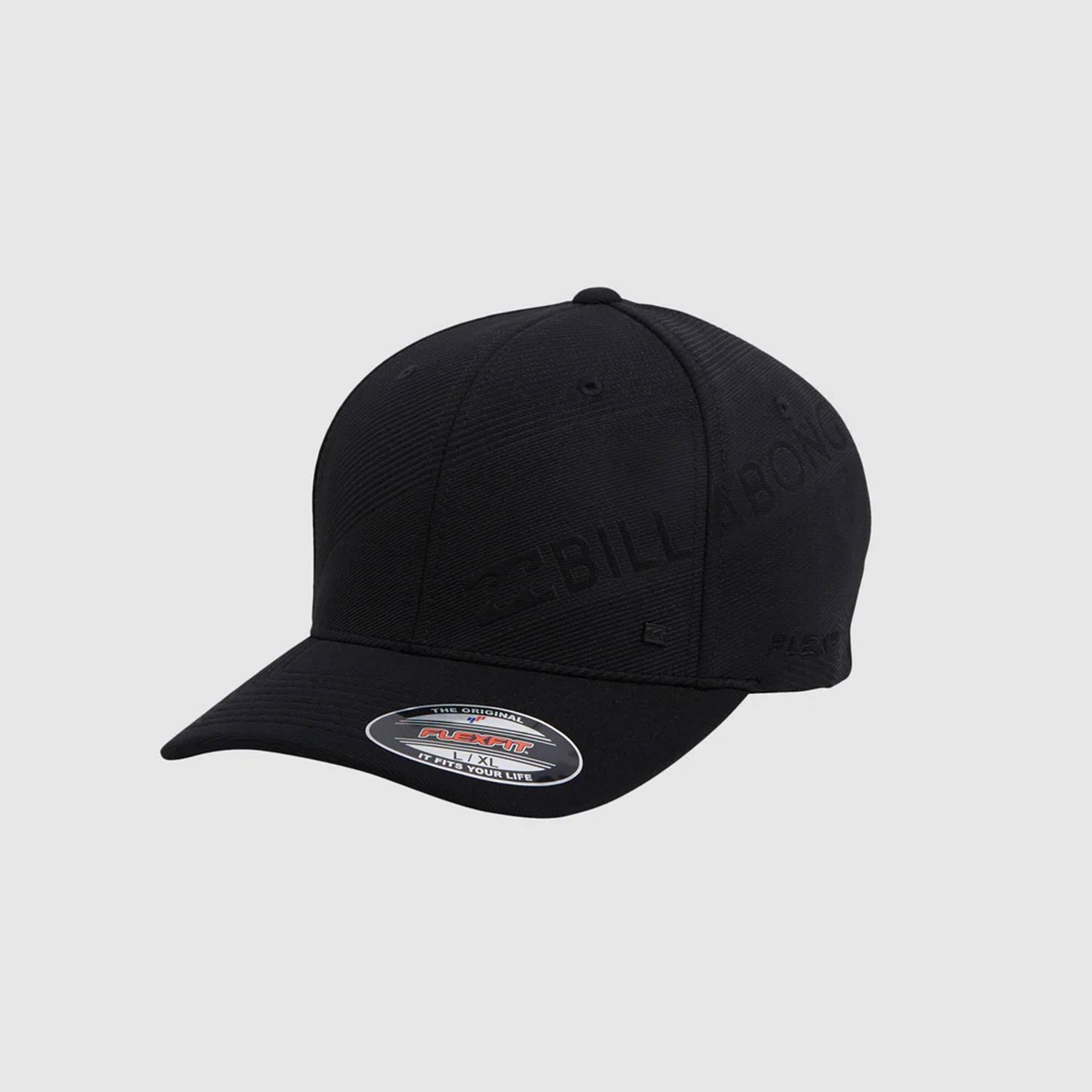 BILLABONG MENS SLICE FLEXFIT CAP - BLACK
