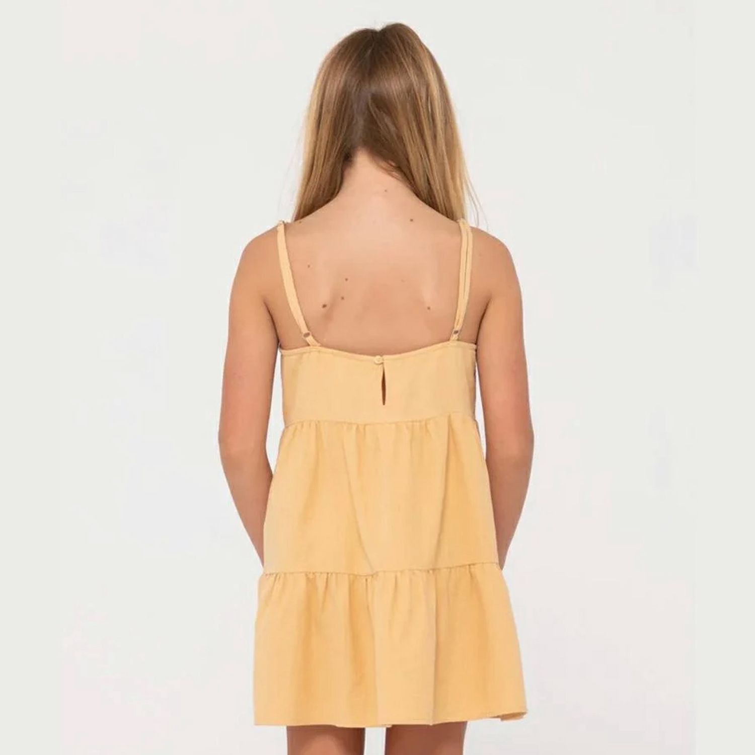 RUSTY GIRLS SWEET WATER SLIP DRESS - YELLOW