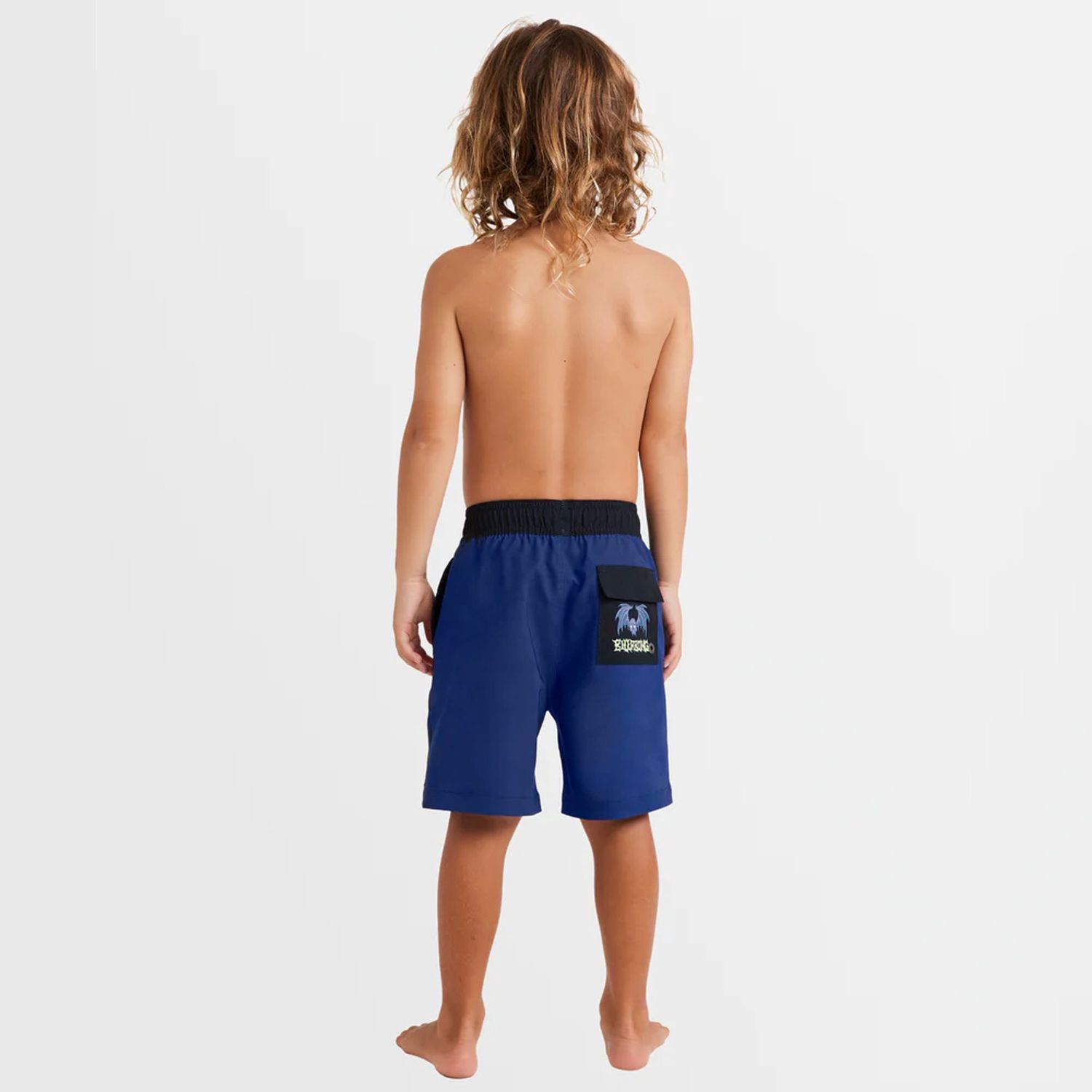 BILLABONG GROM BOYS AFTERLIFE ELASTIC SHORT - DEEP ROYAL