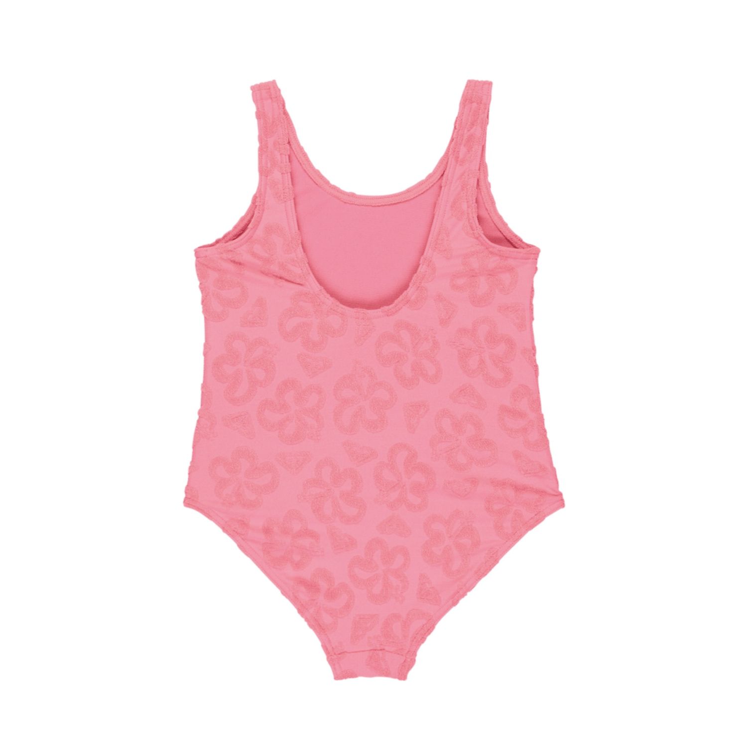 ROXY GIRLS FLIP FLOWERS ONE PIECE SWIMSUIT - PINK COSMOS FLIP FLOWER TERRY