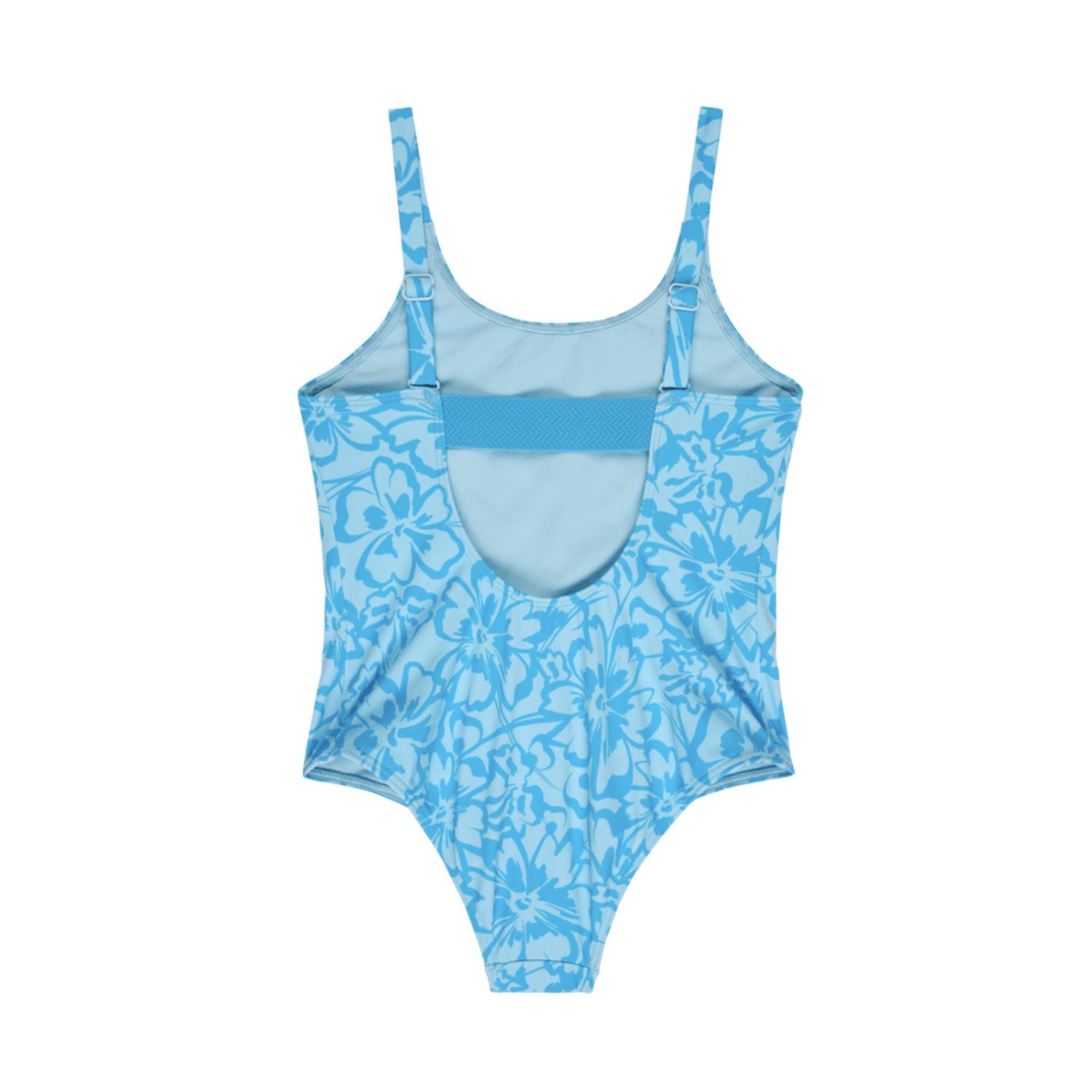 ROXY GIRLS FLAURA BICO ONE PIECE SWIMSUIT - MALIBU BLUE FLAURA