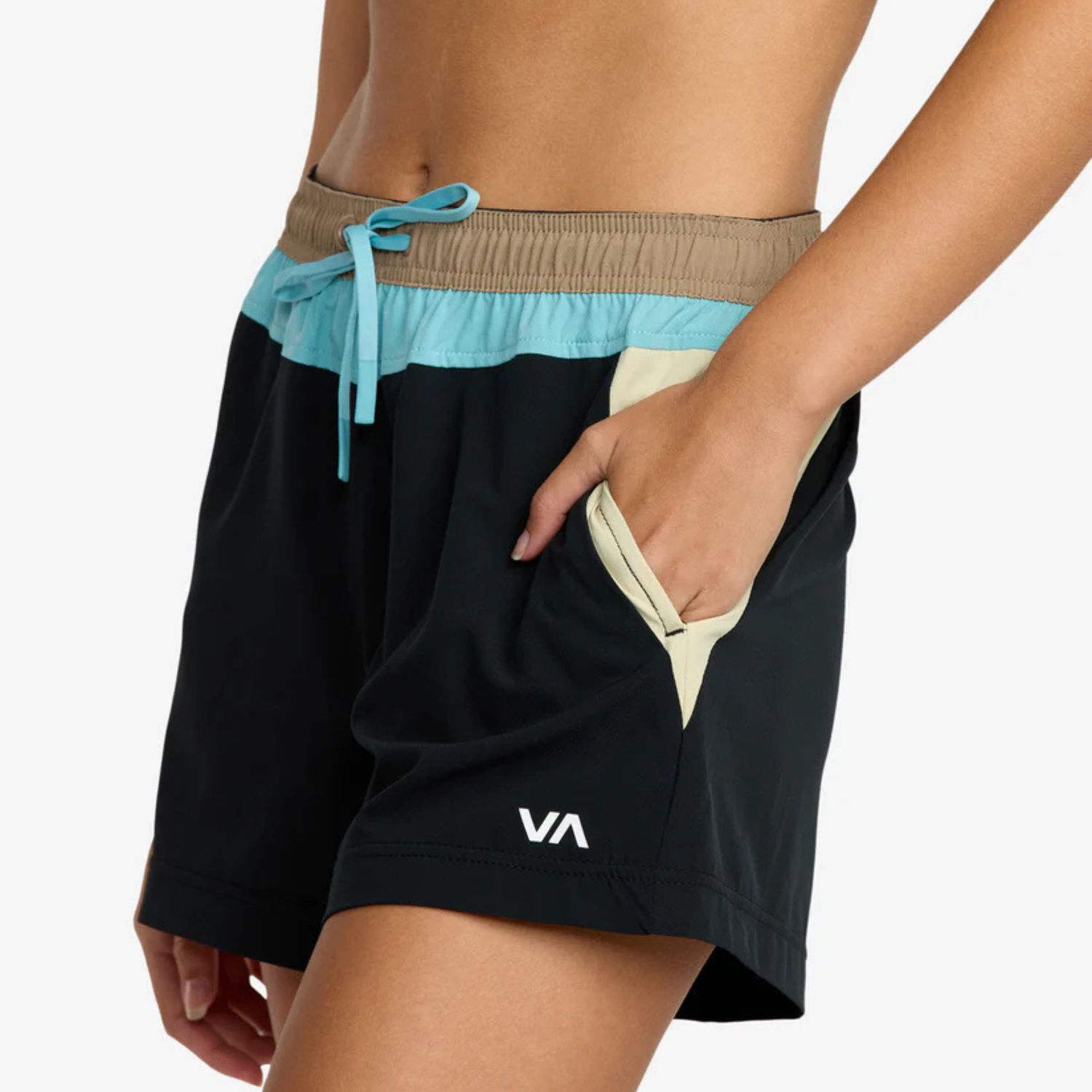 RVCA WOMENS STARTER SHORT - BLACK