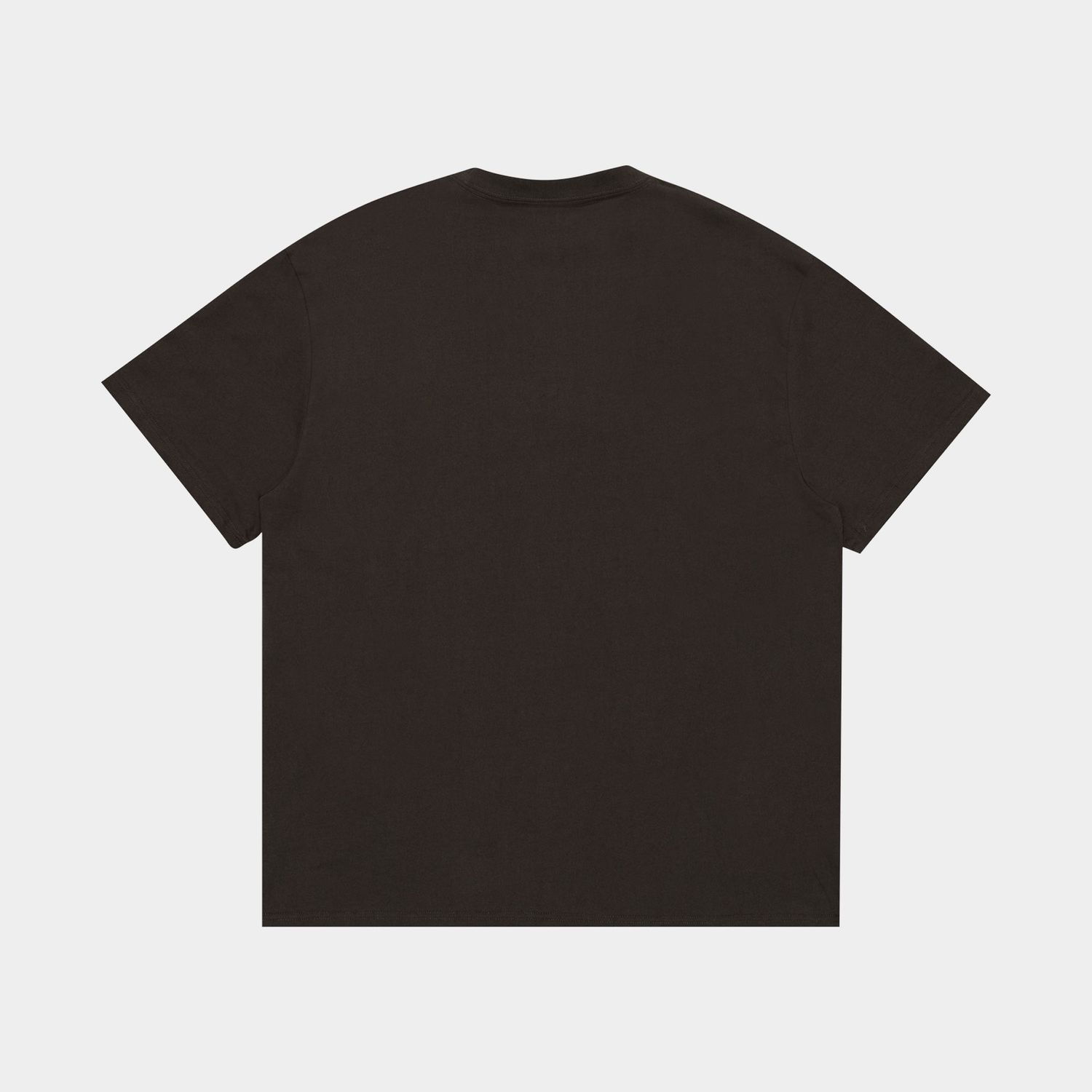 SANTA CRUZ MENS GLOBAL FLAME STRIP FRONT SS TEE - BROWN