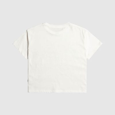 ROXY GIRLS SUN OVER THE BEACH S/S TEE - SNOW WHITE