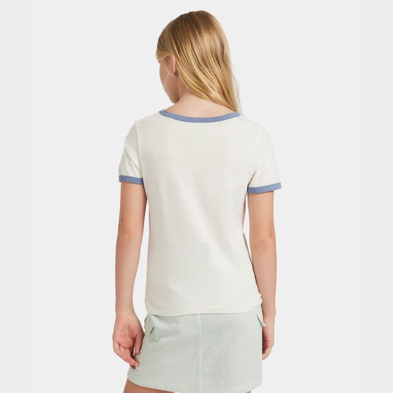 ROXY TEEN GIRLS CAN LOVE ME BETTER S/S TEE - EGRET