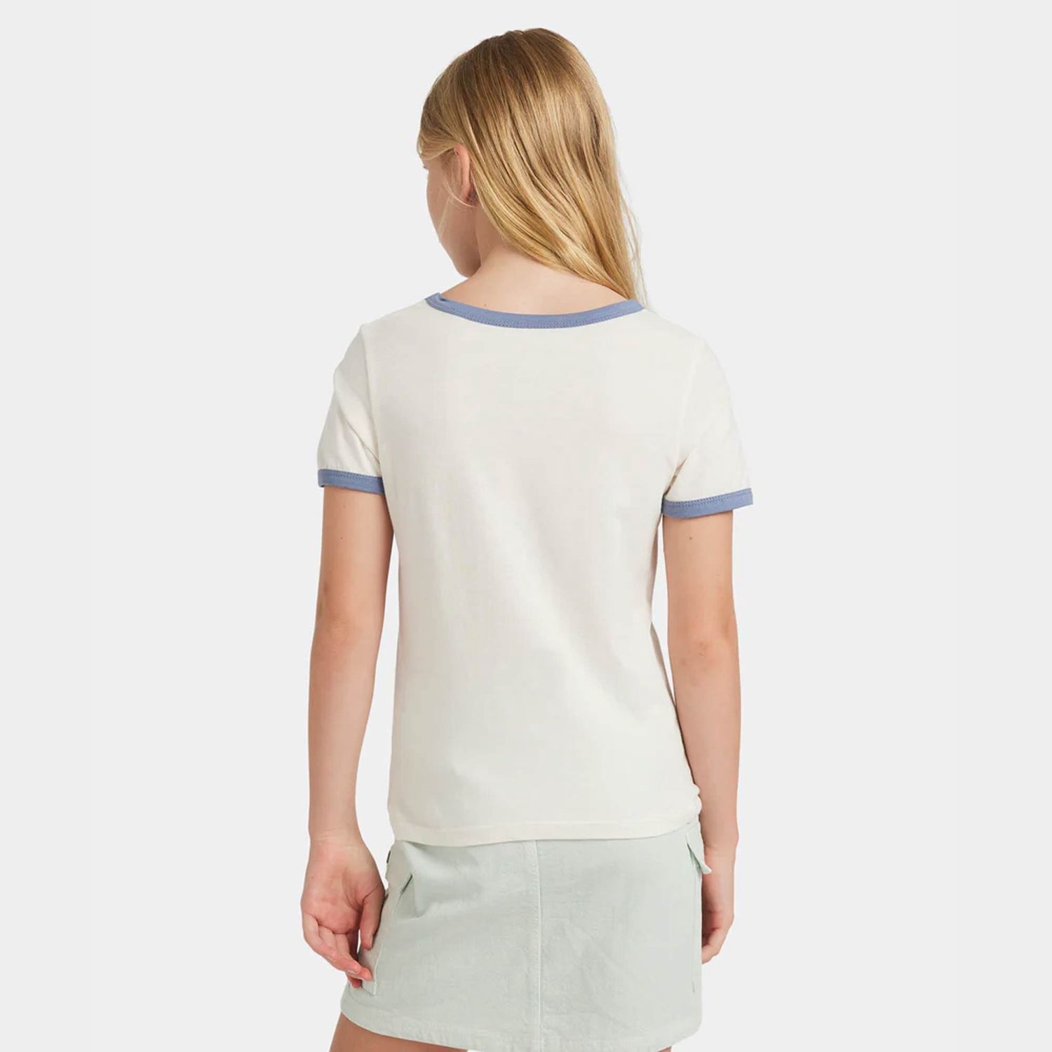 ROXY TEEN GIRLS CAN LOVE ME BETTER S/S TEE - EGRET