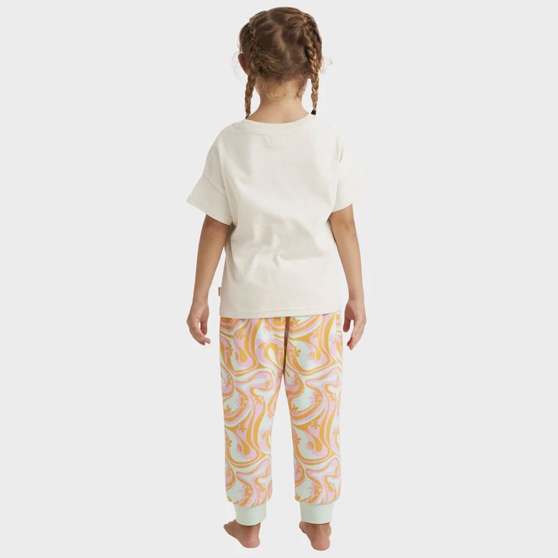 BILLABONG TODDLER GIRLS BE A BUTTERFLY S/S TEE - SALT CRYSTAL