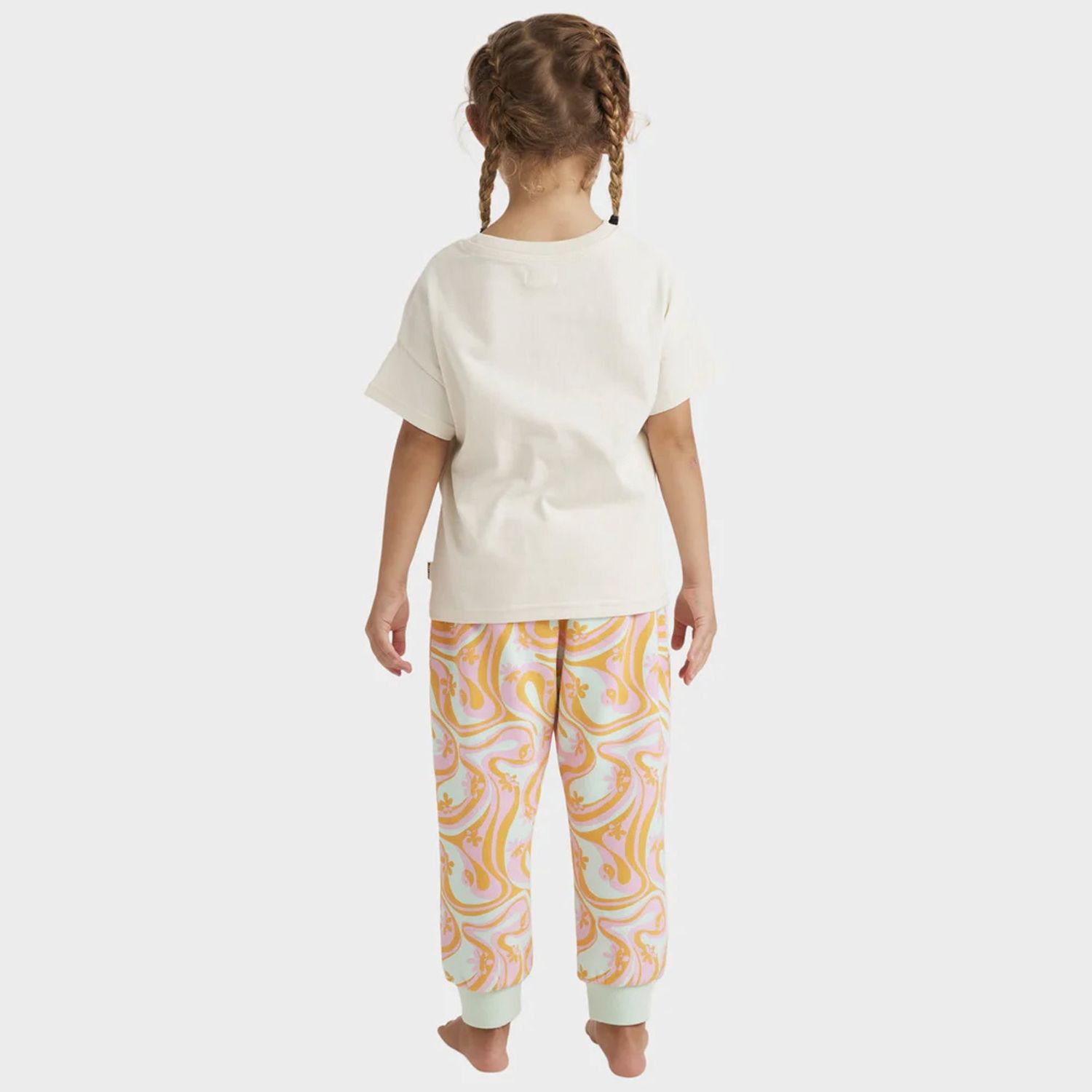 BILLABONG TODDLER GIRLS BE A BUTTERFLY S/S TEE - SALT CRYSTAL