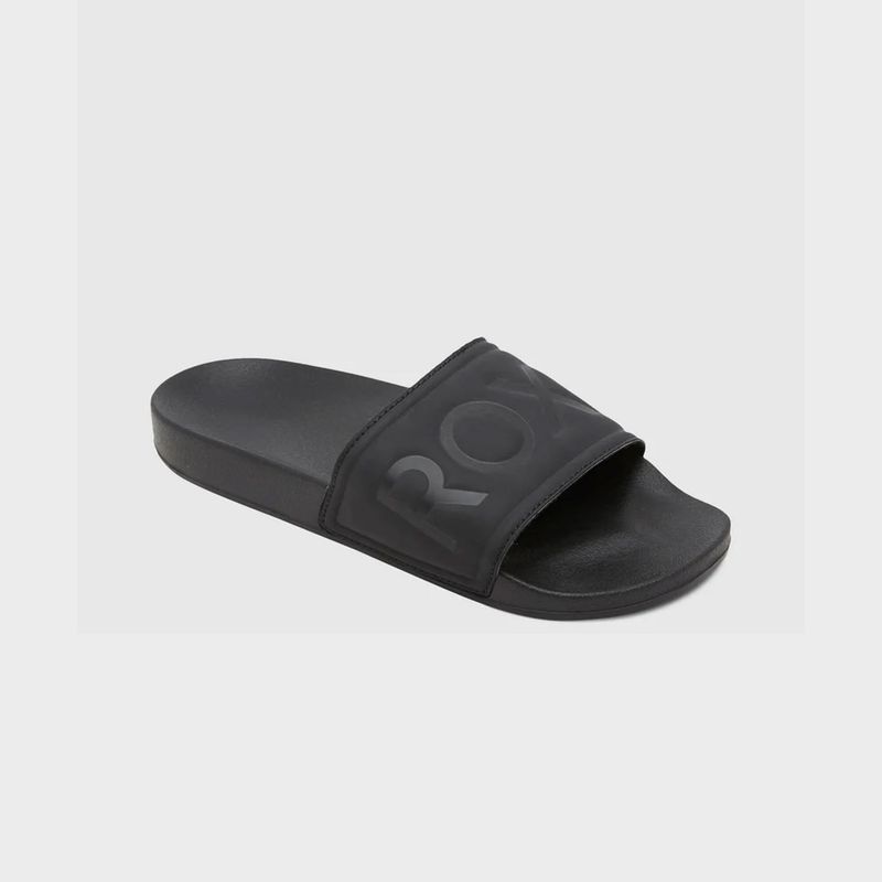 ROXY WOMENS SLIPPY II SLIDE - BLACK