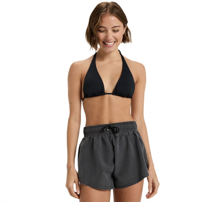 ROXY WOMENS NO BAD WAVES BOARDSHORT - ANTHRACITE